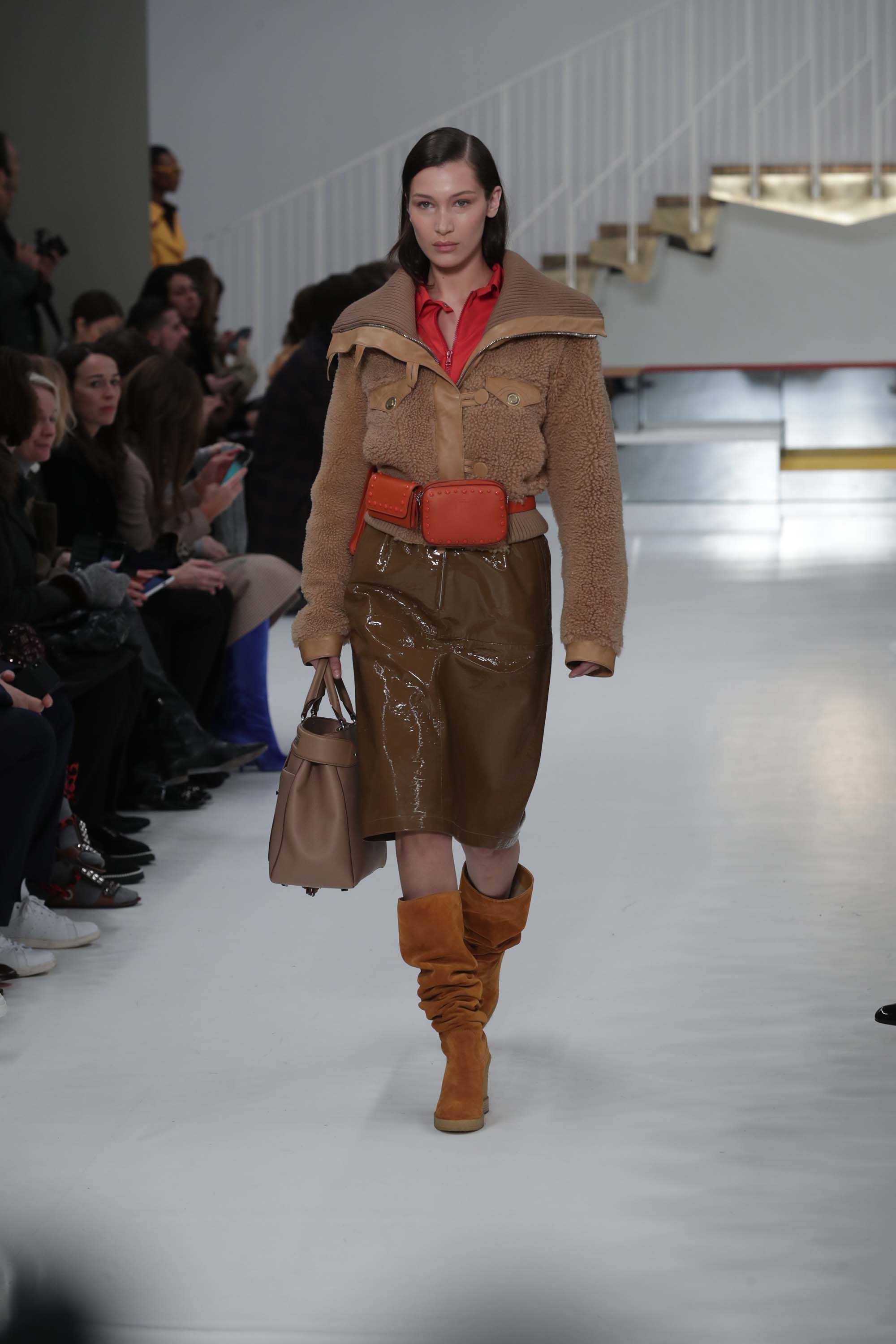 Bella Hadid walks for Tod’s Fall Winter Show