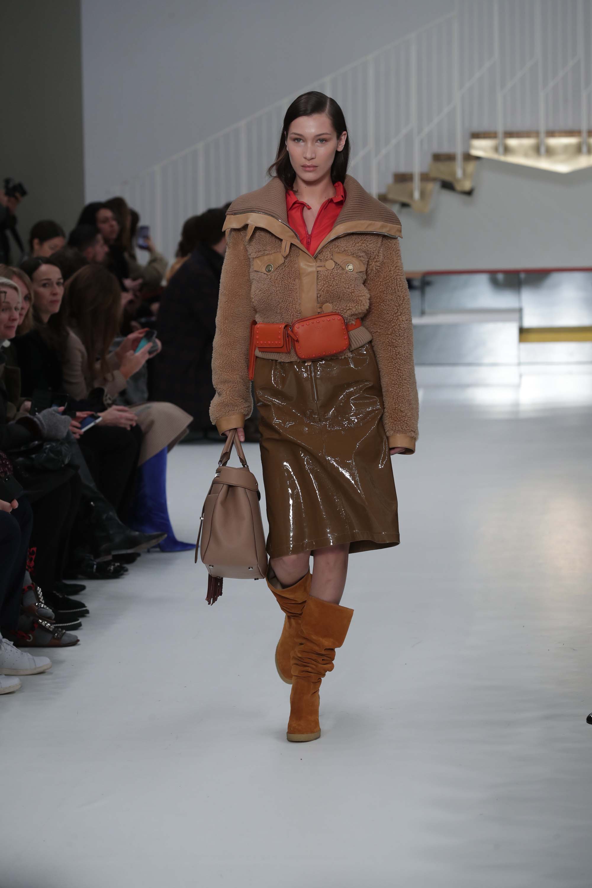 Bella Hadid walks for Tod’s Fall Winter Show