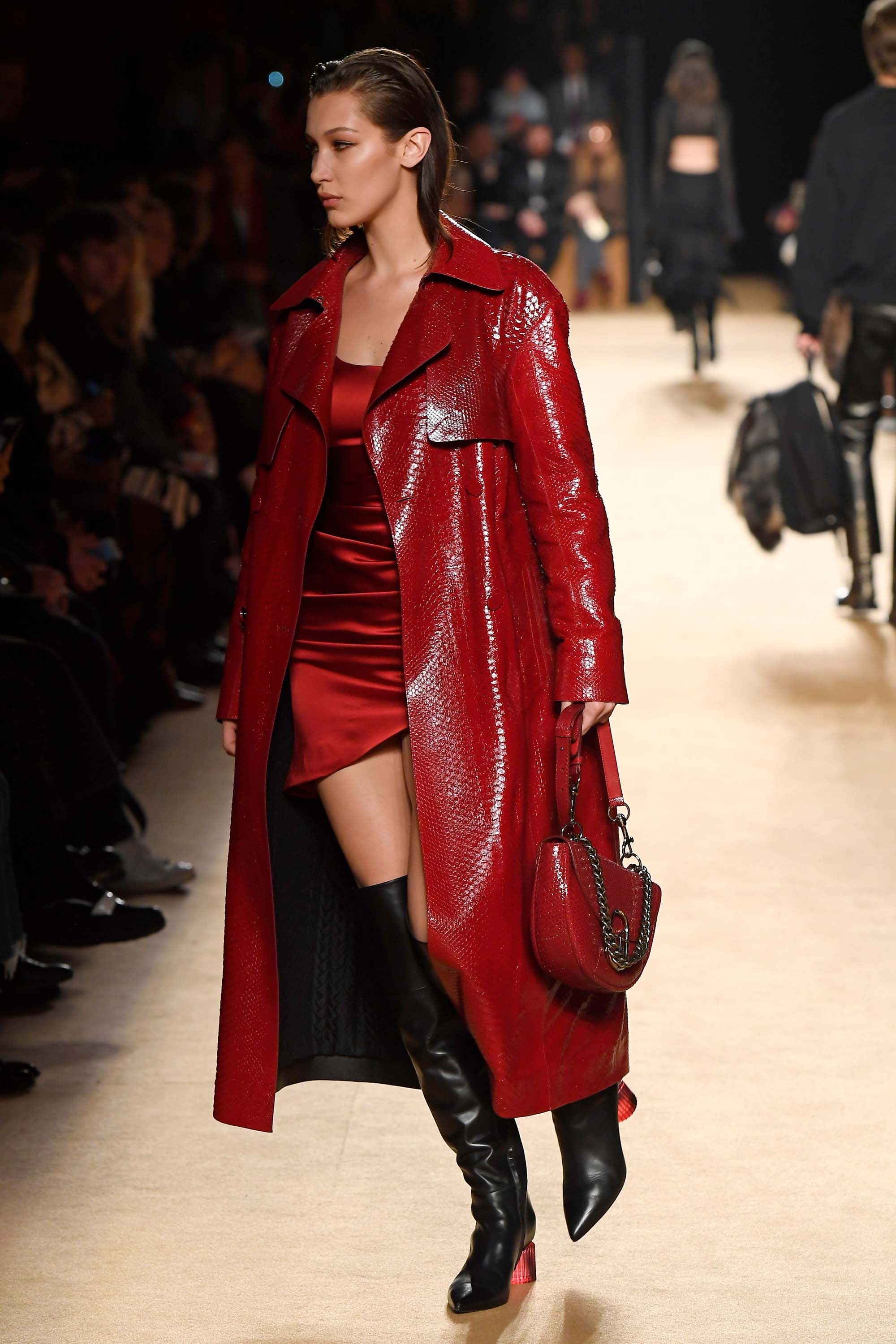 Bella Hadid walks the Roberto Cavalli show