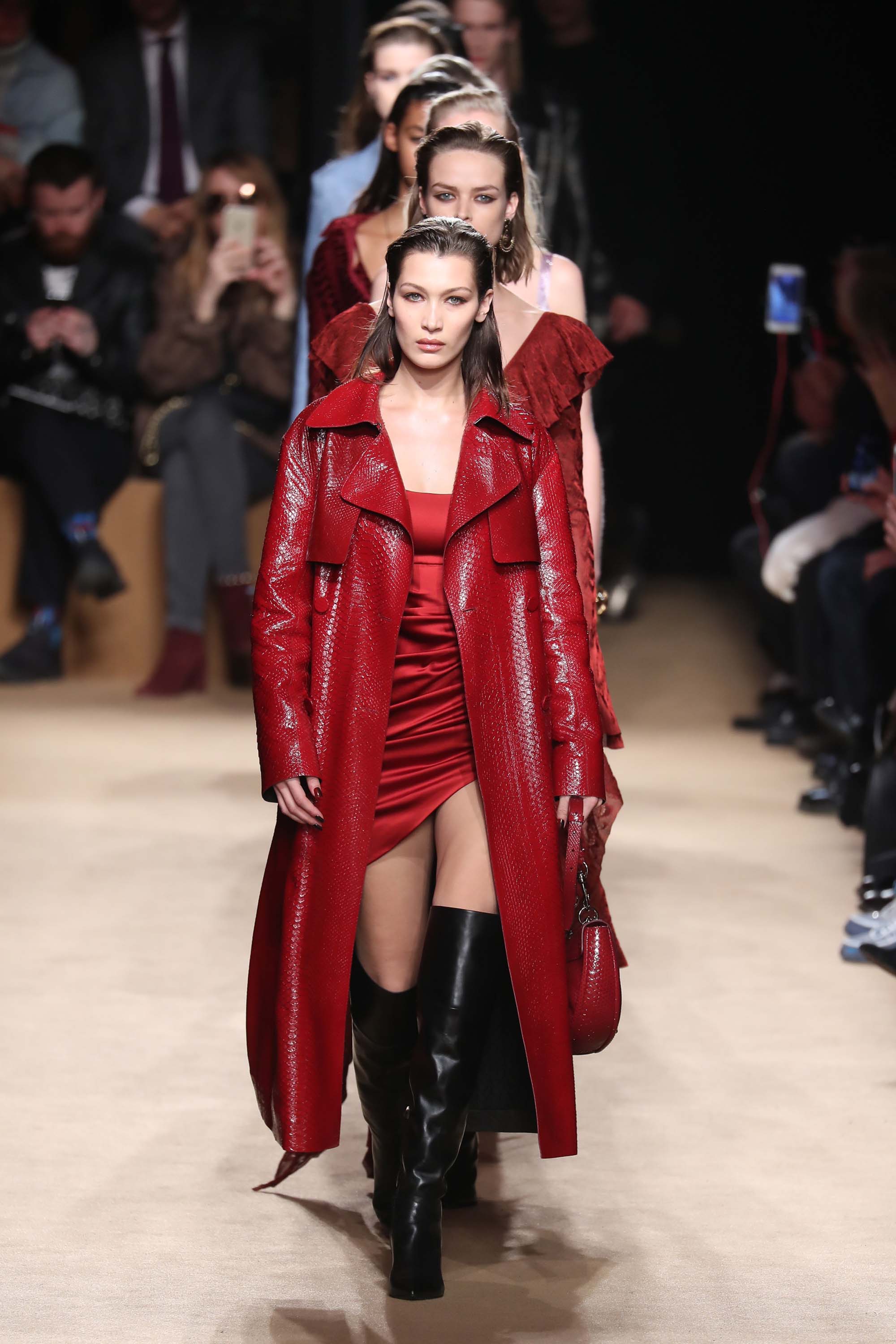 Bella Hadid walks the Roberto Cavalli show