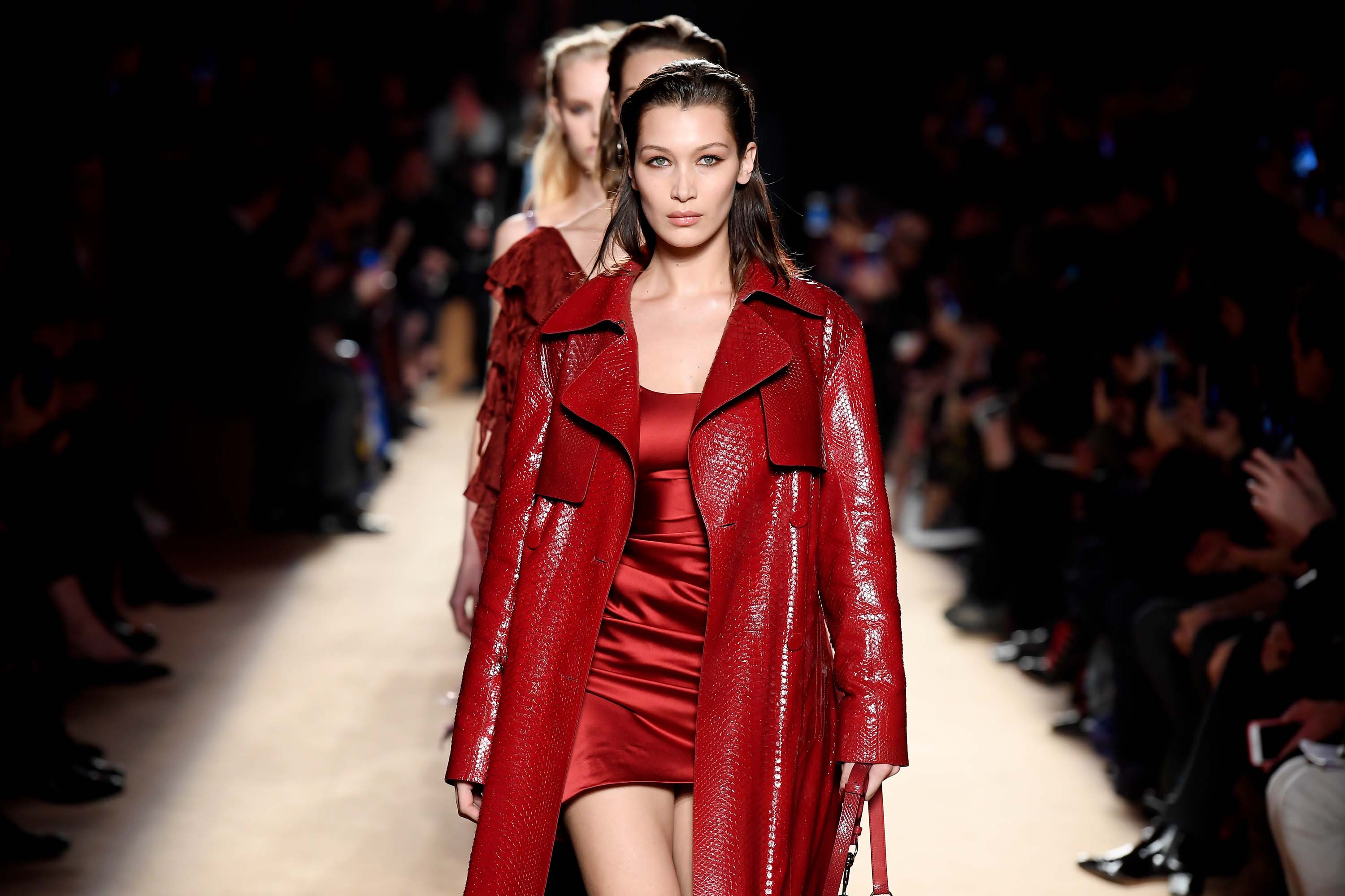 Bella Hadid walks the Roberto Cavalli show