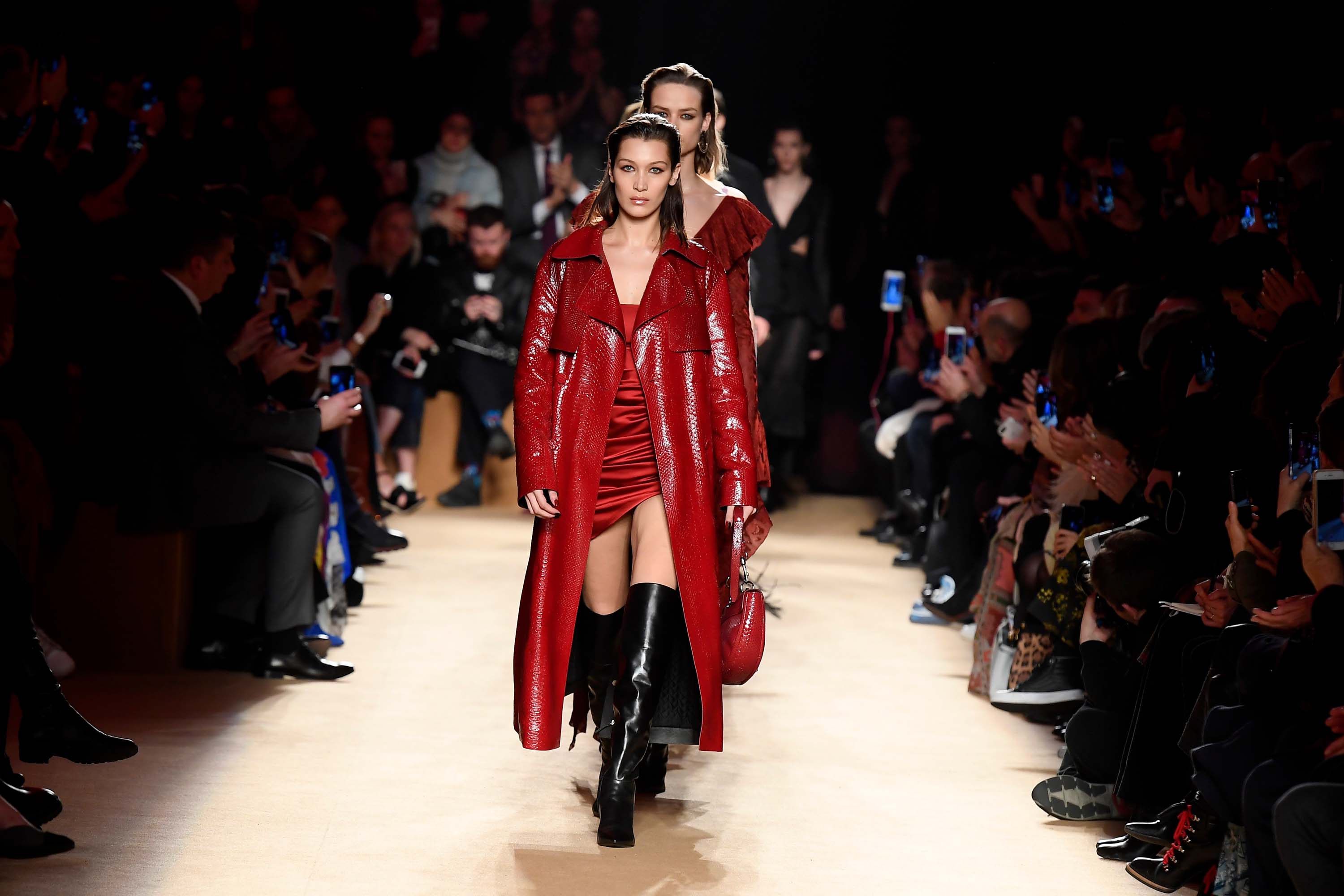 Bella Hadid walks the Roberto Cavalli show