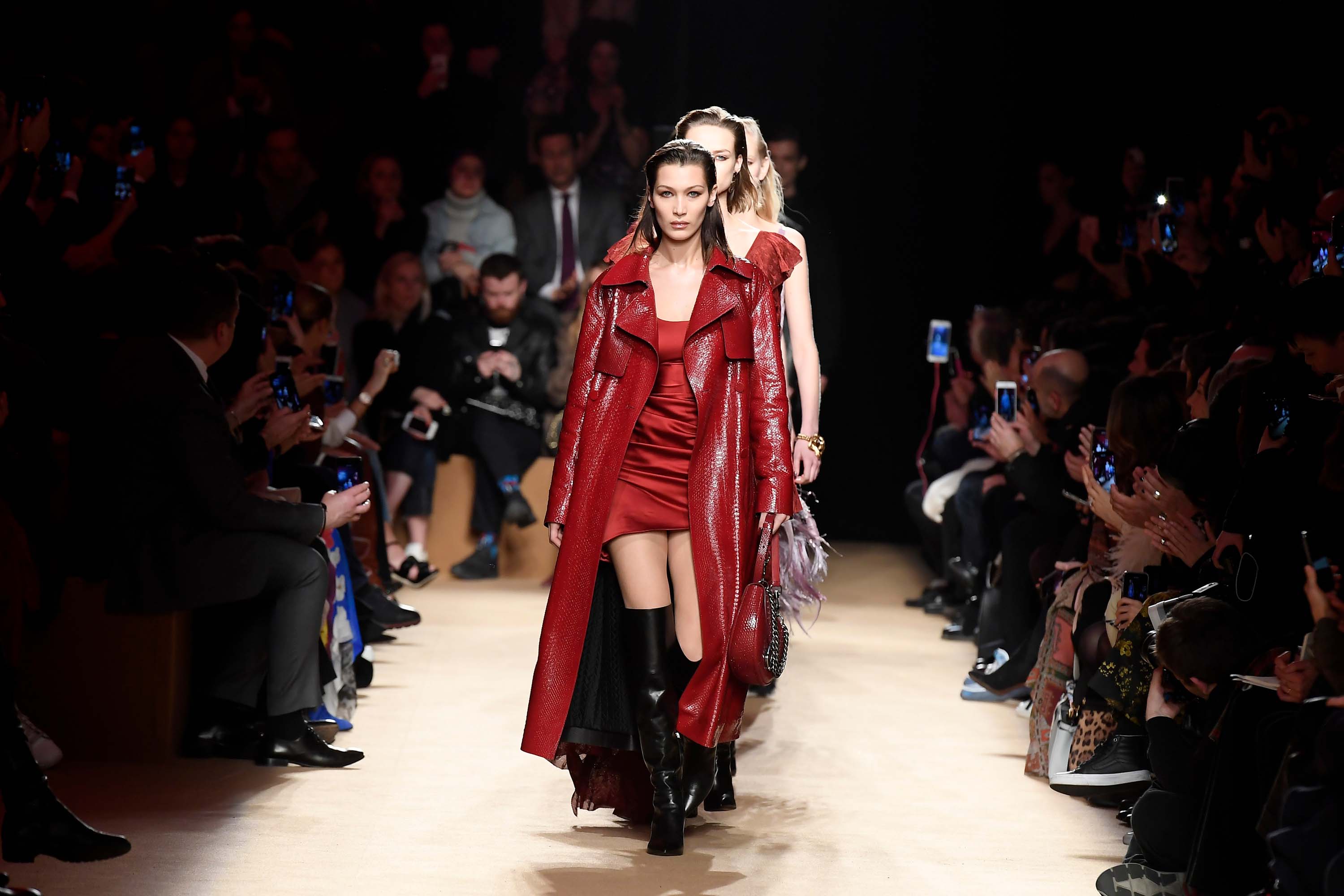 Bella Hadid walks the Roberto Cavalli show