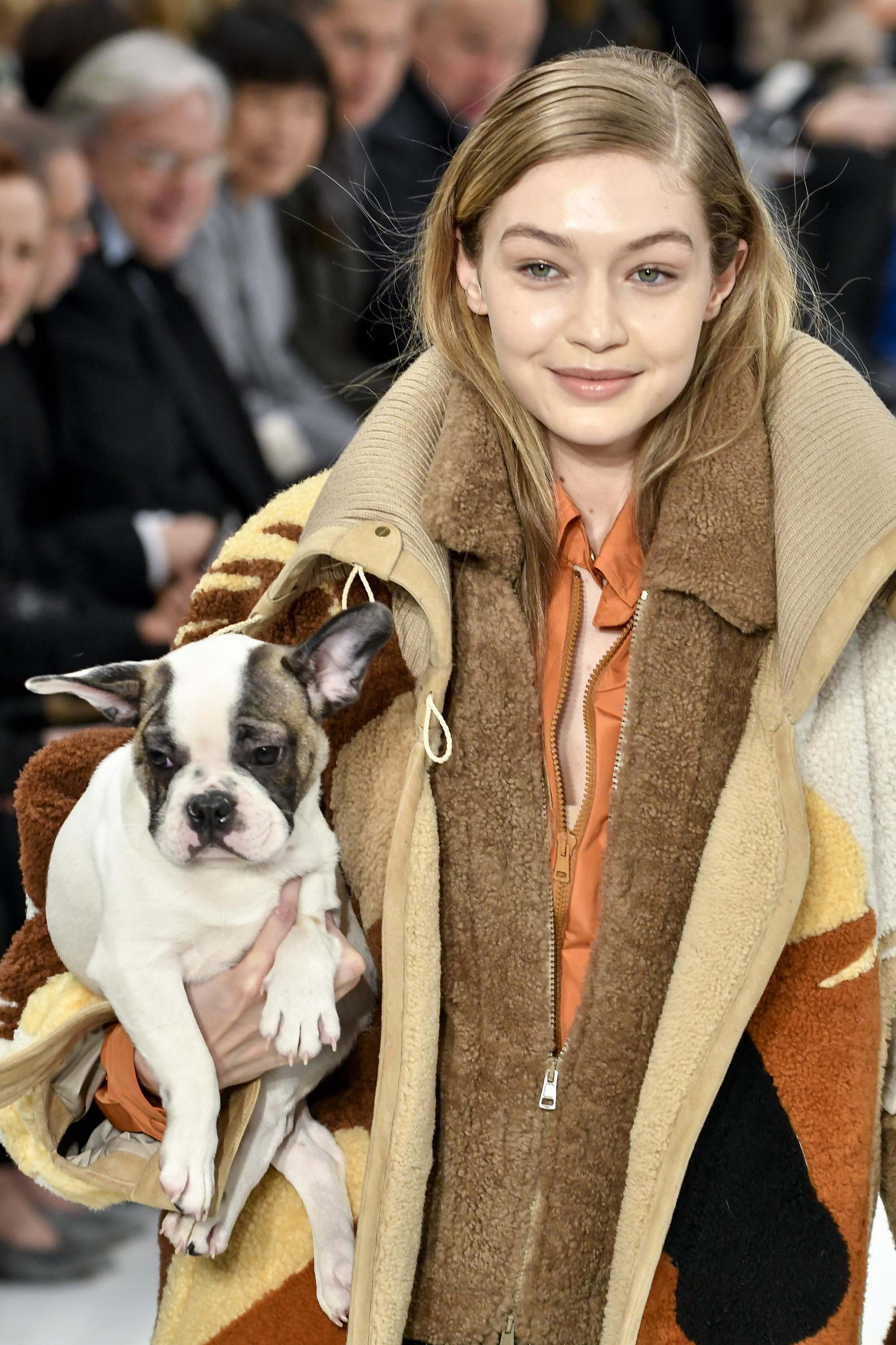 Gigi Hadid walks for Tod’s Fall Winter Show