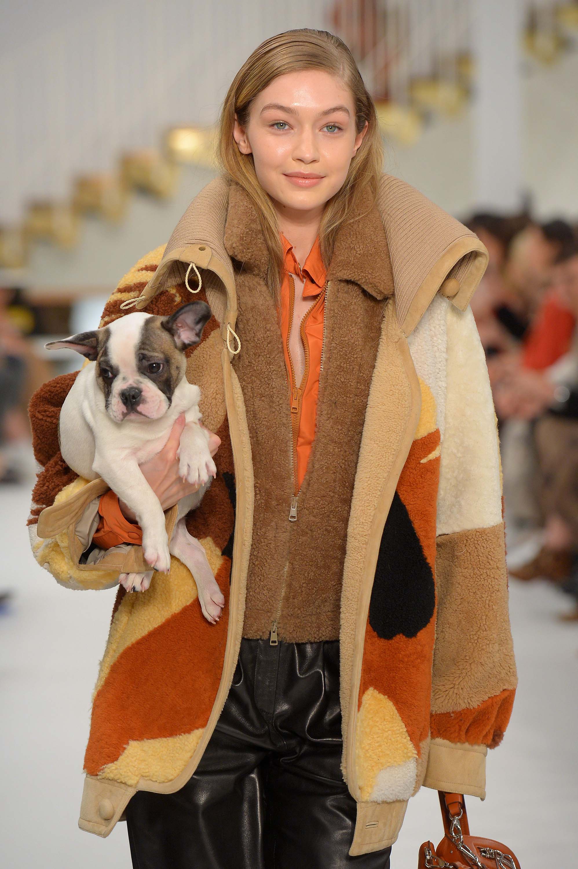 Gigi Hadid walks for Tod’s Fall Winter Show