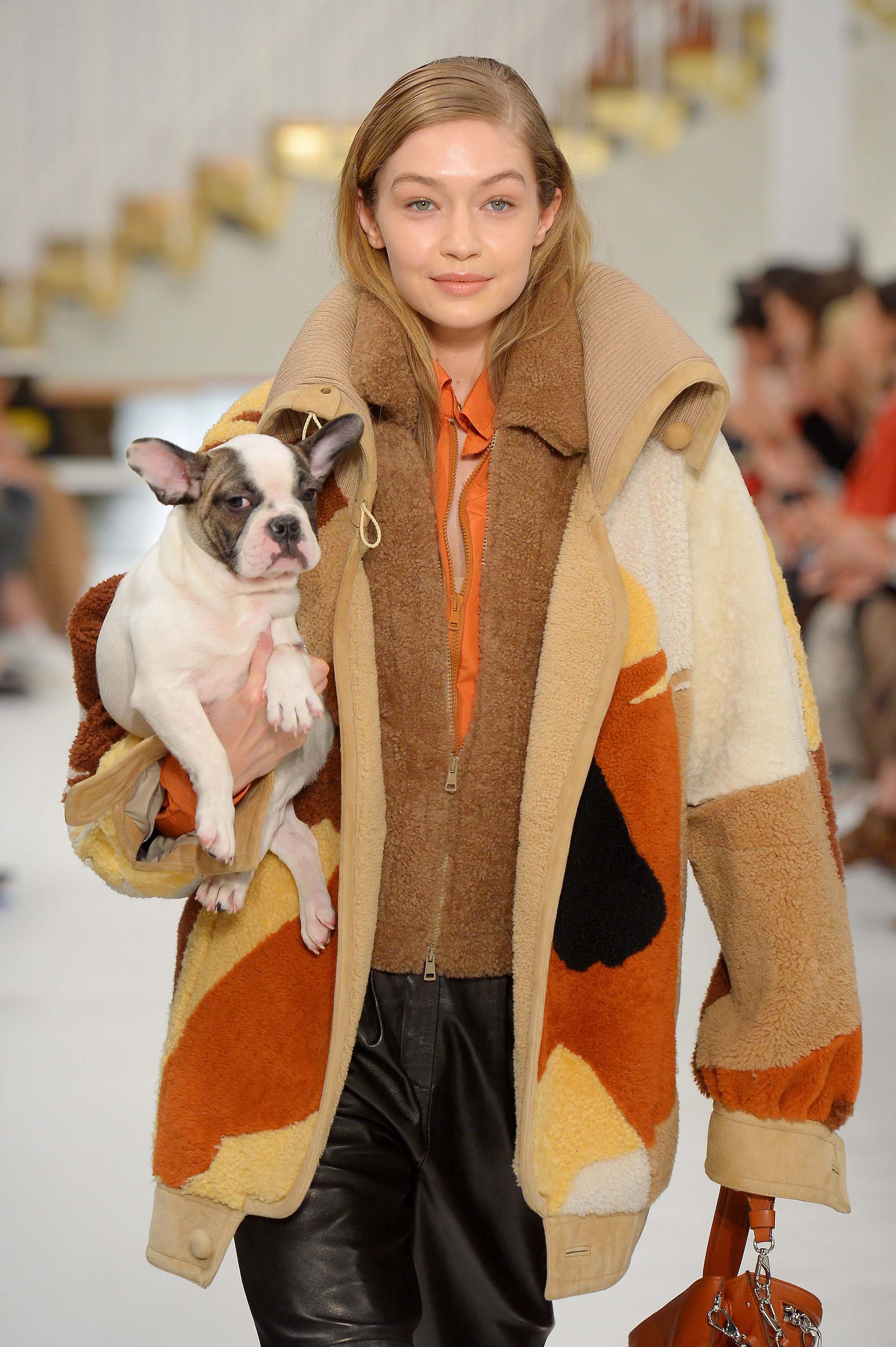 Gigi Hadid walks for Tod’s Fall Winter Show