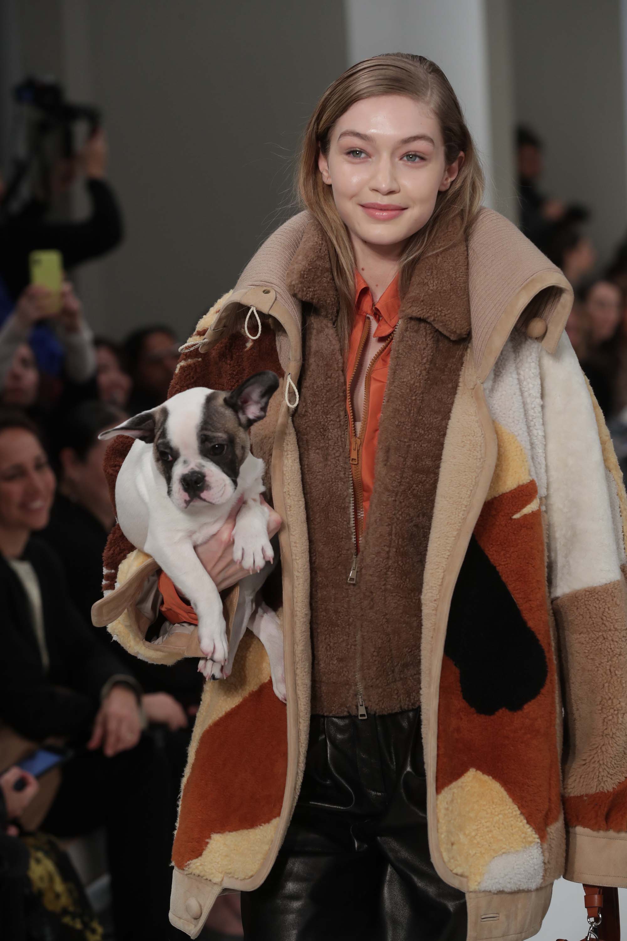 Gigi Hadid walks for Tod’s Fall Winter Show