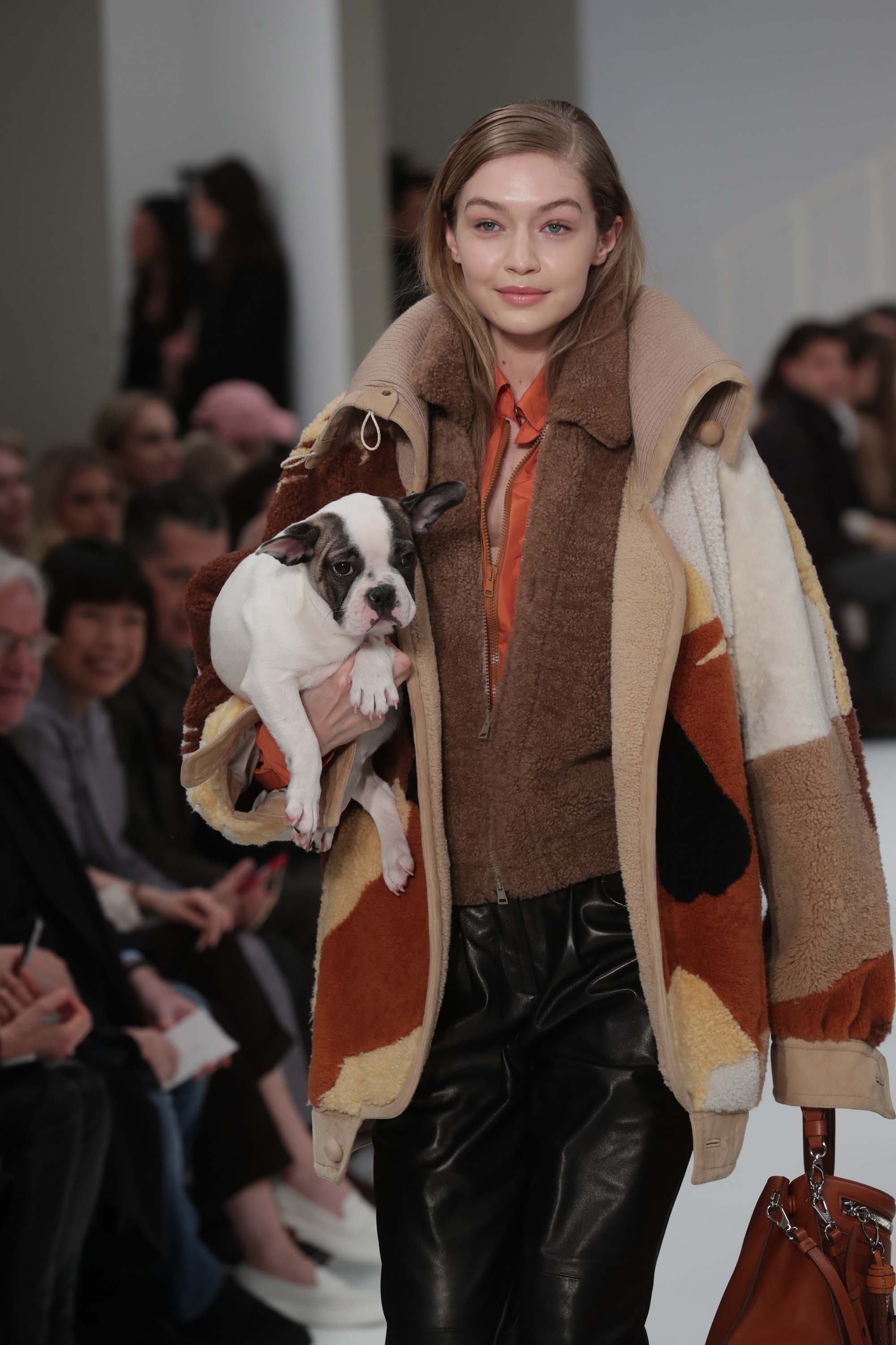 Gigi Hadid walks for Tod’s Fall Winter Show