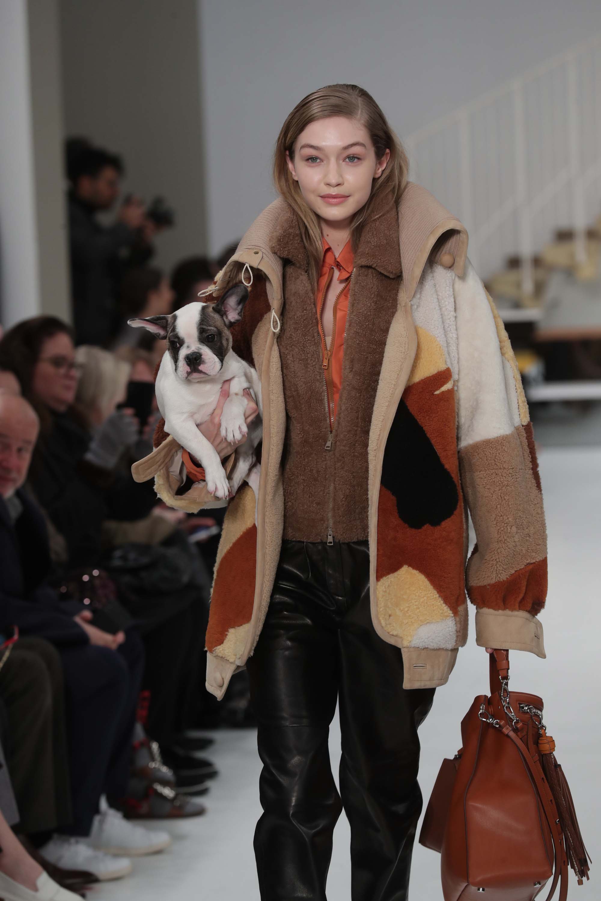 Gigi Hadid walks for Tod’s Fall Winter Show