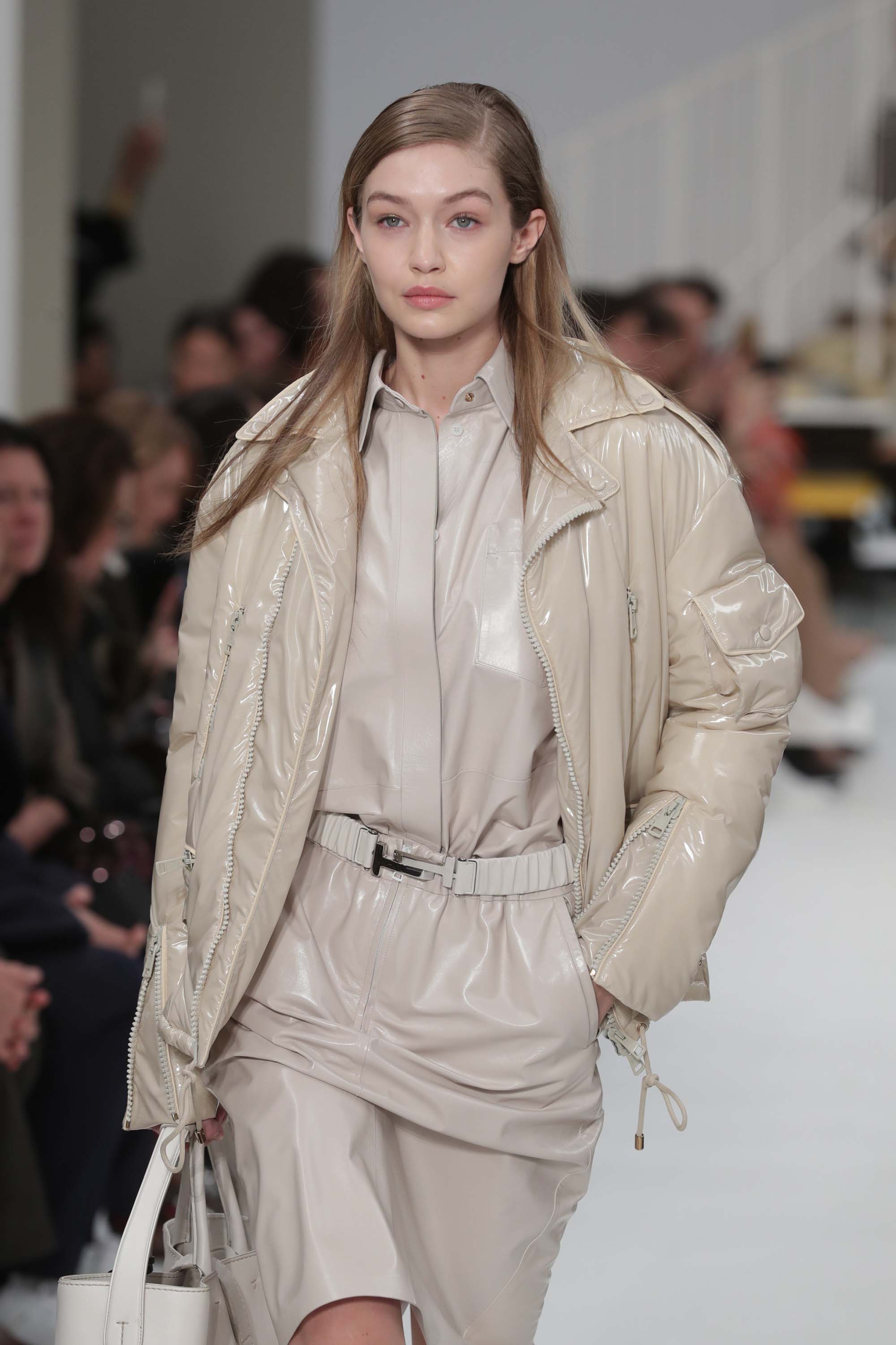 Gigi Hadid walks for Tod’s Fall Winter Show