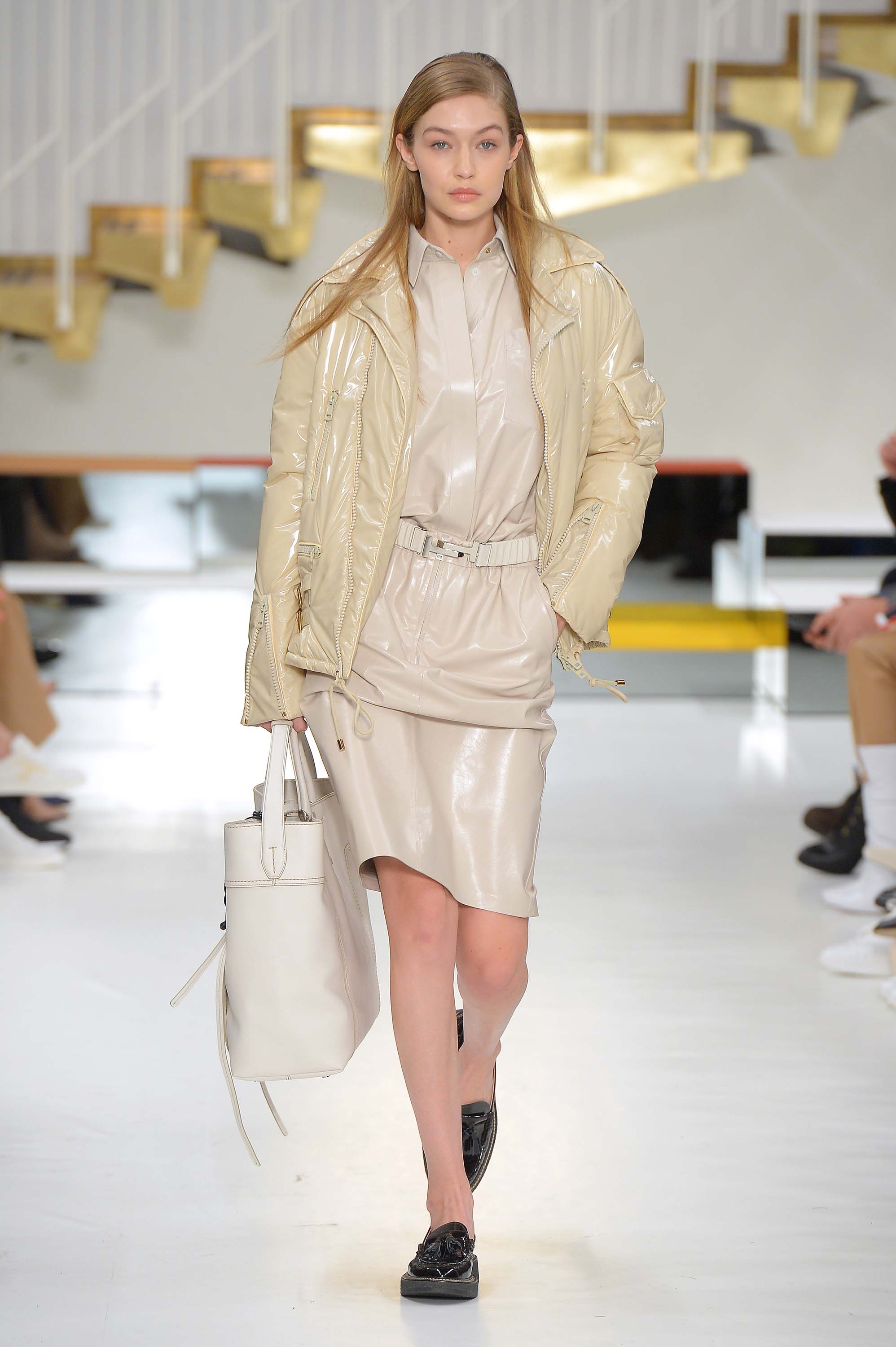 Gigi Hadid walks for Tod’s Fall Winter Show