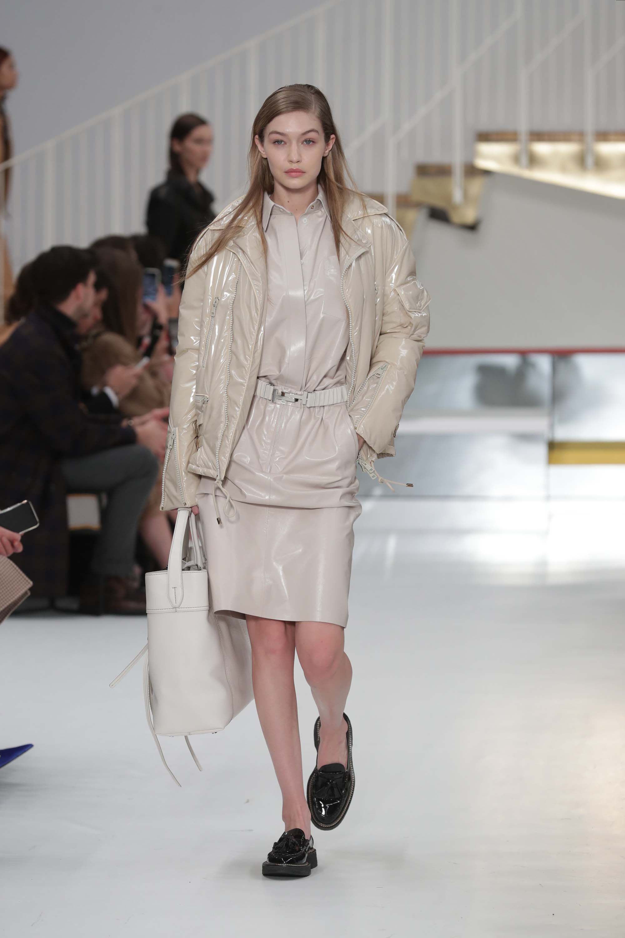 Gigi Hadid walks for Tod’s Fall Winter Show