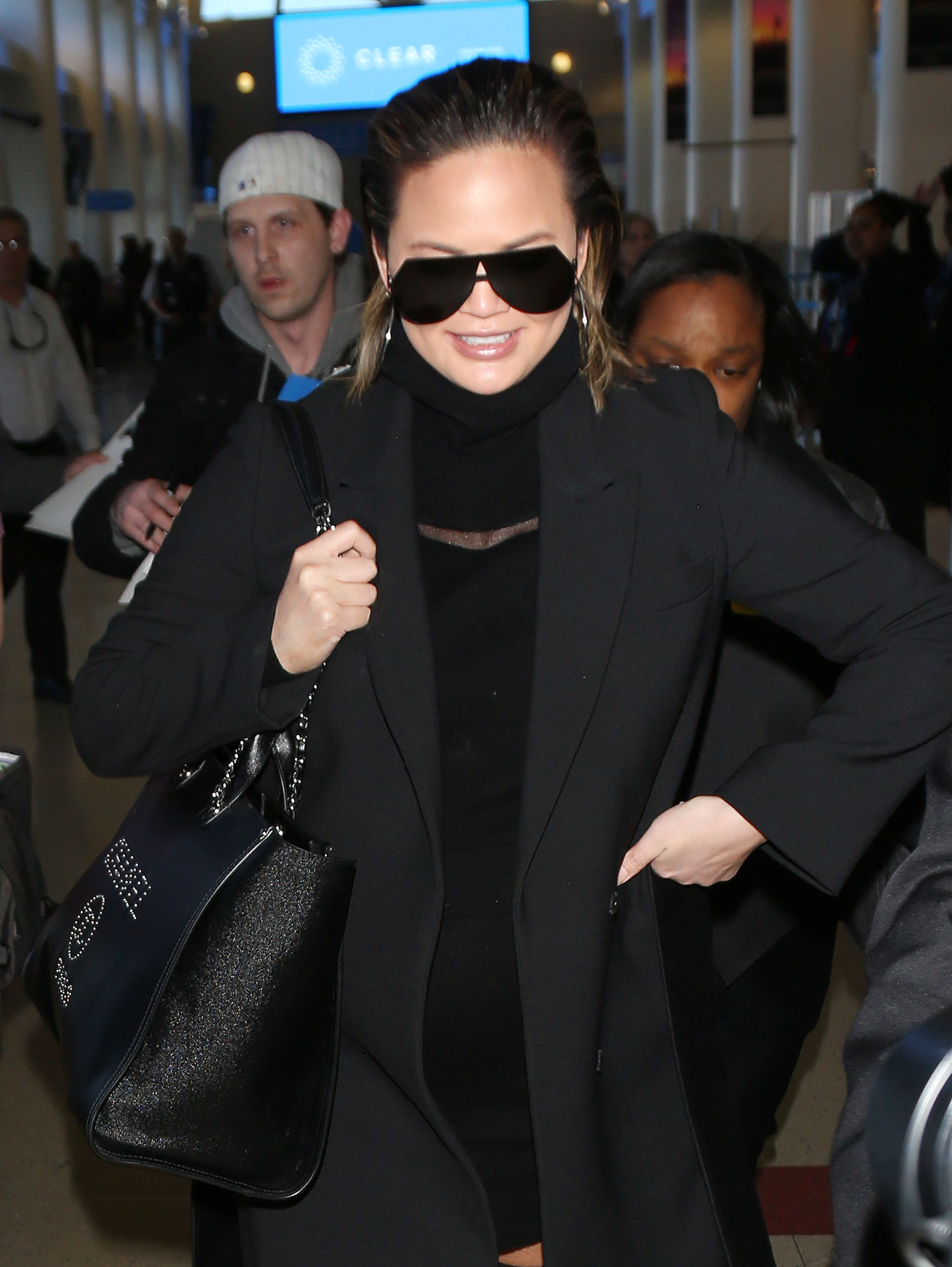 Chrissy Teigen at LAX