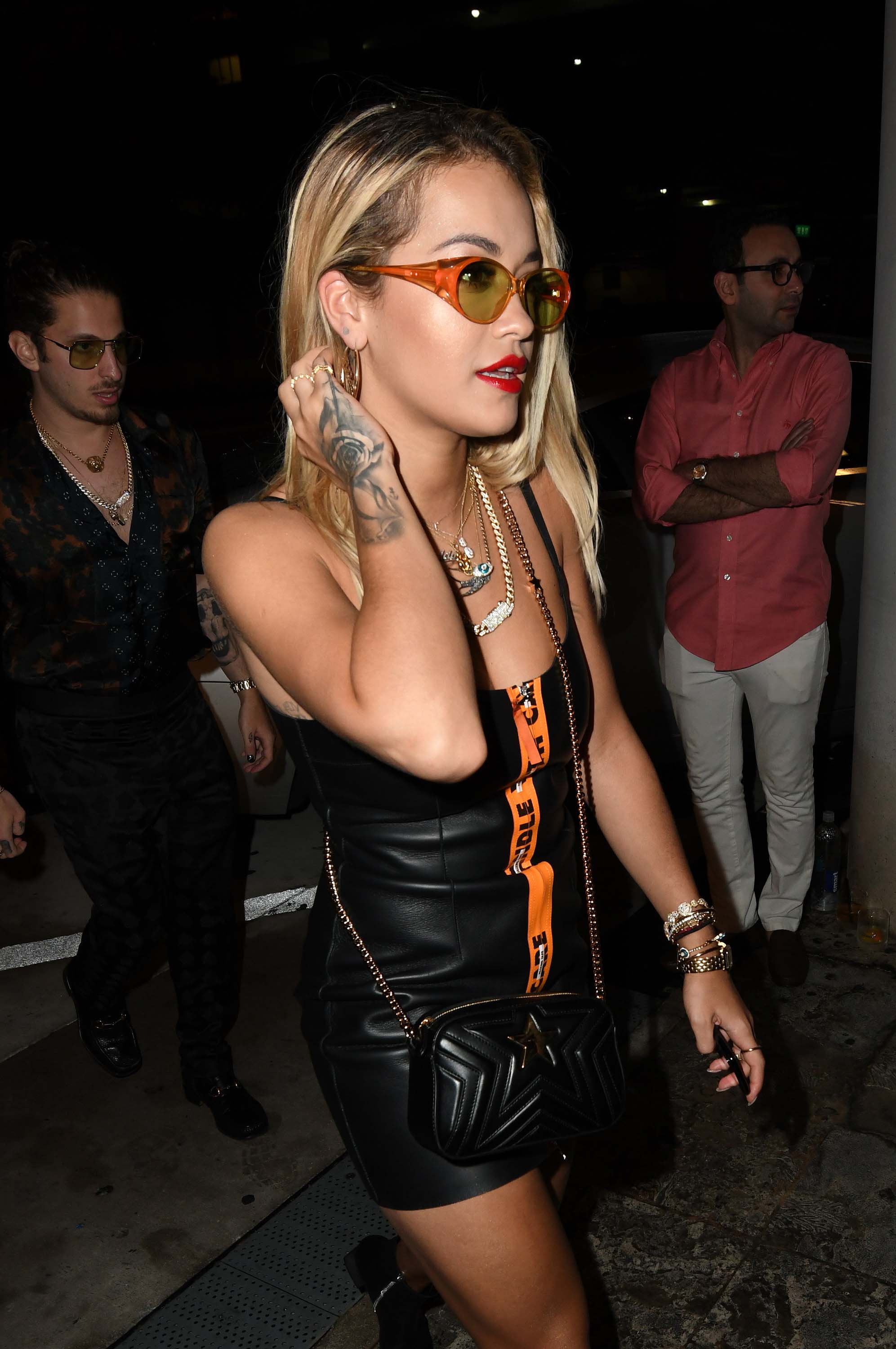 Rita Ora leaves The Komodo