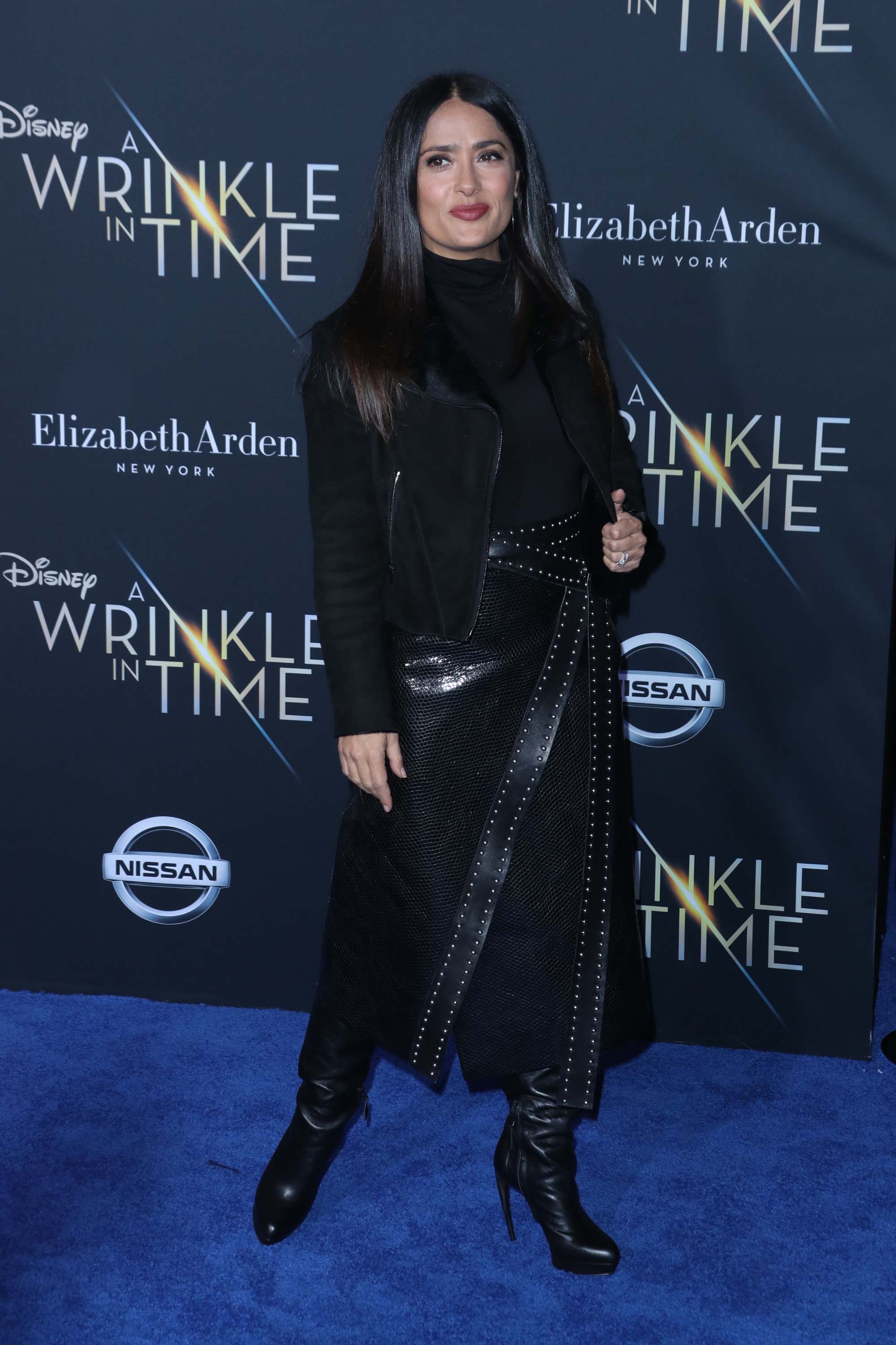 Salma Hayek attends A Wrinkle in Time Premiere