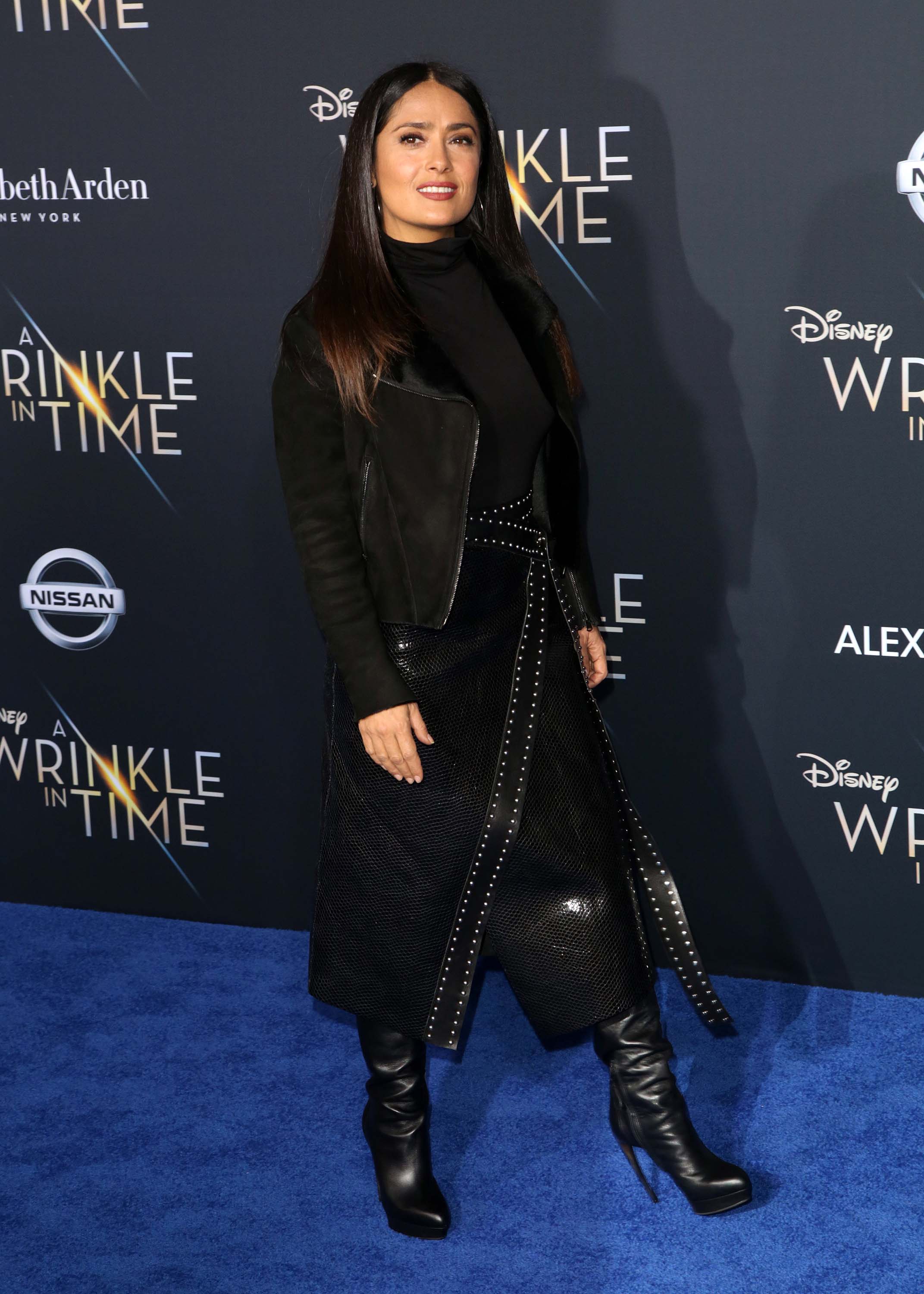 Salma Hayek attends A Wrinkle in Time Premiere