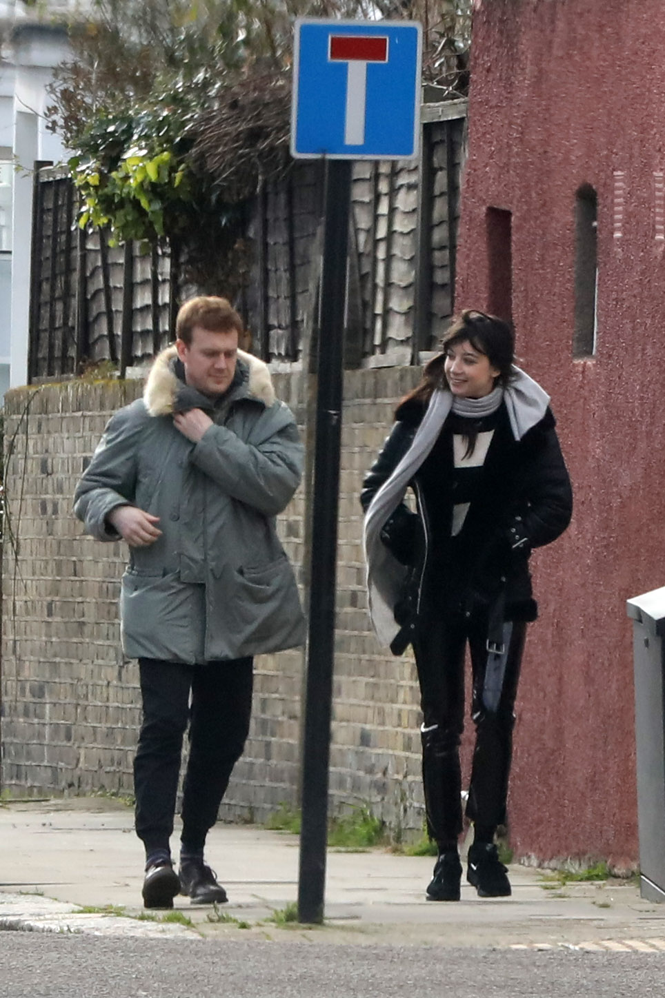 Daisy Lowe out in North London