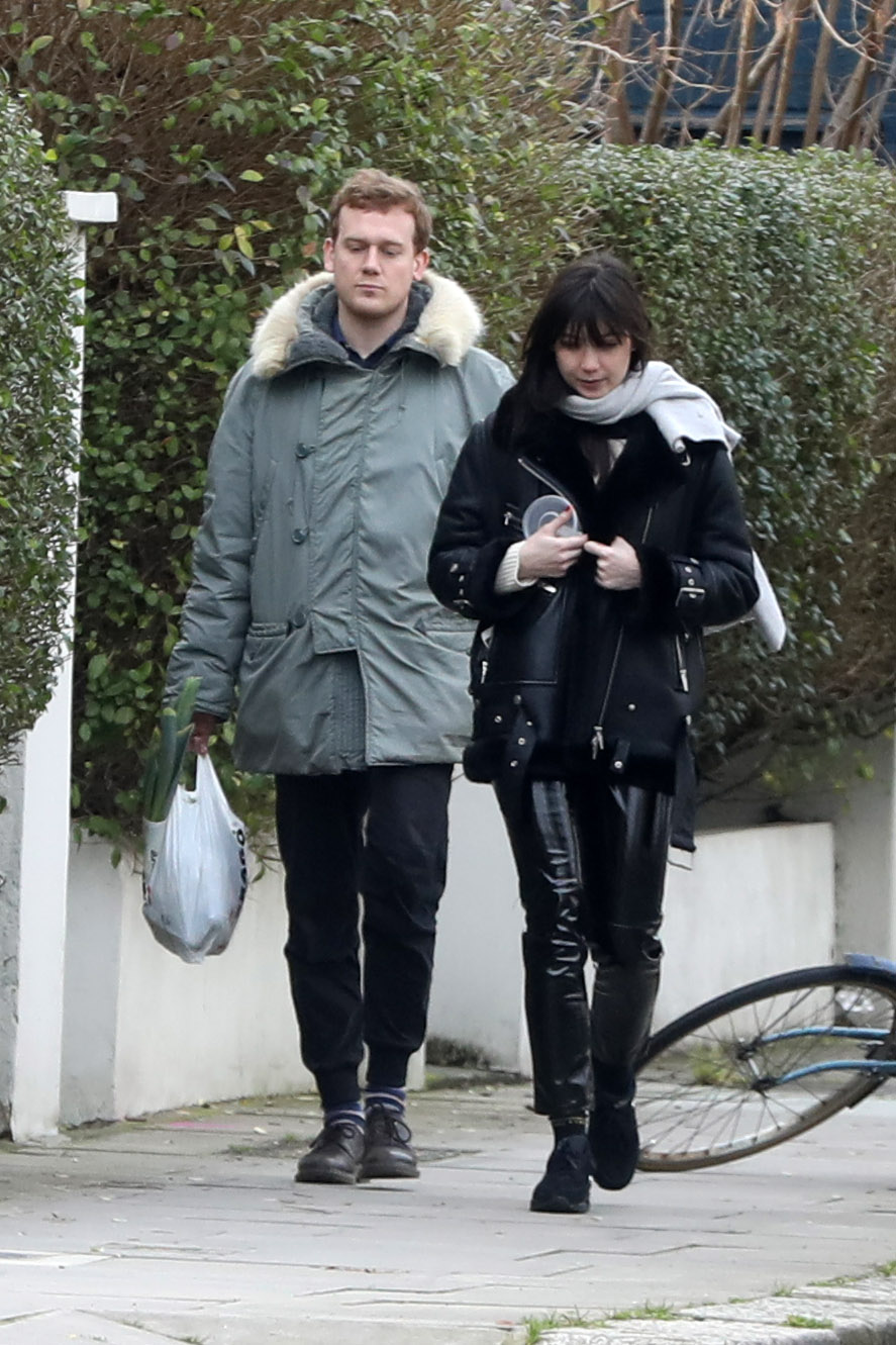 Daisy Lowe out in North London