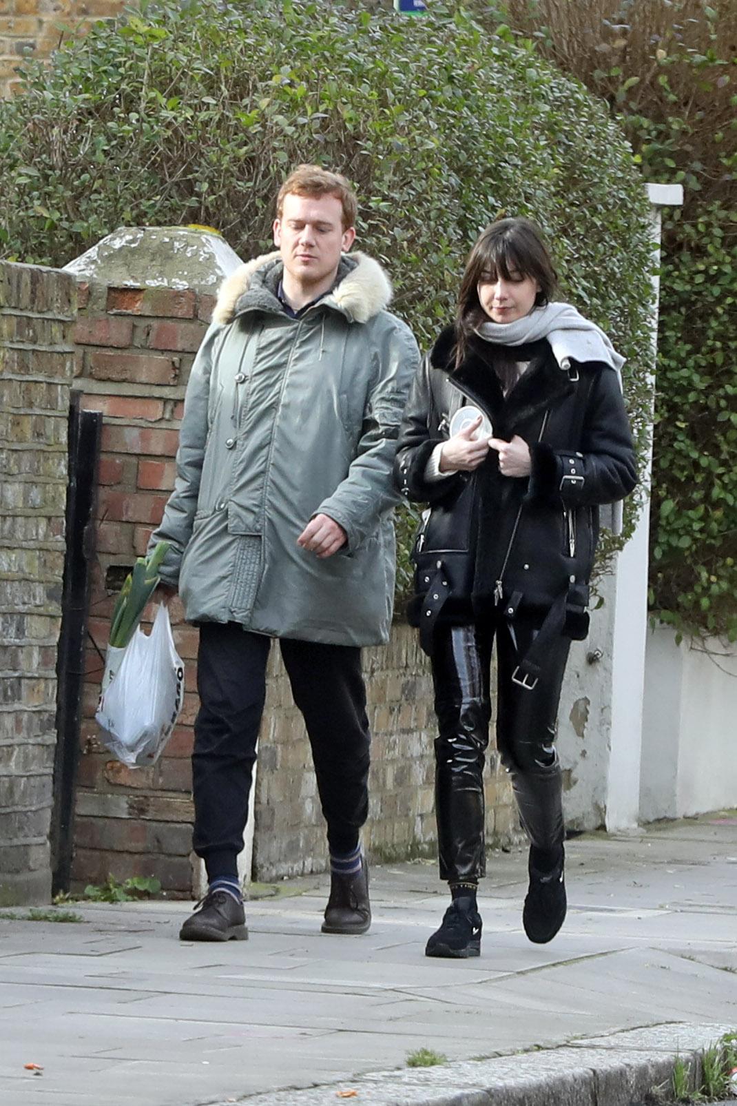 Daisy Lowe out in North London