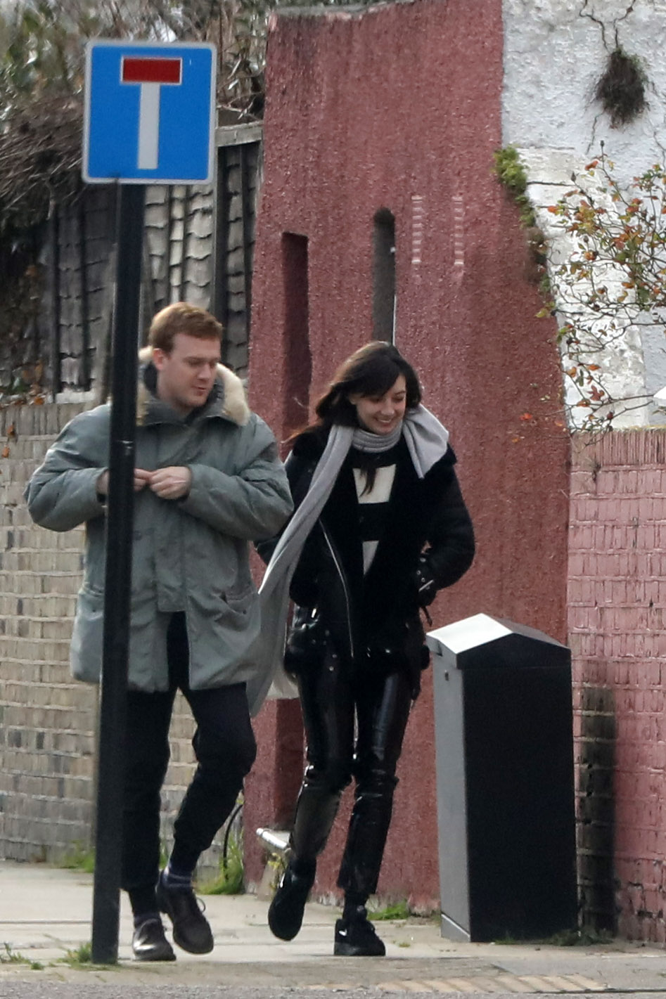 Daisy Lowe out in North London