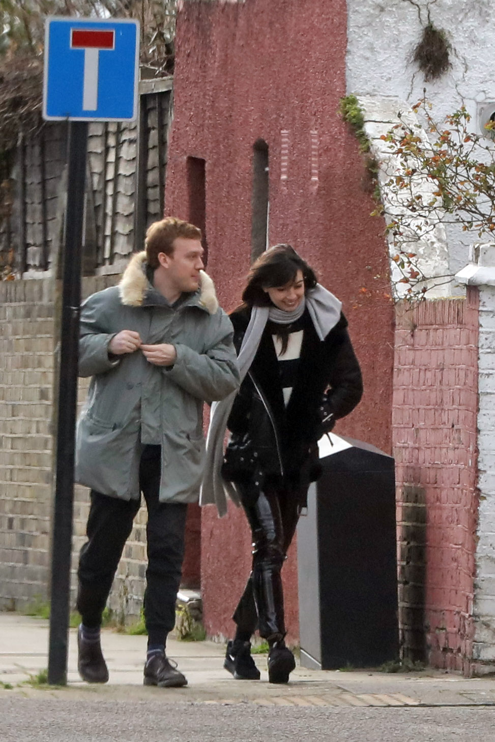 Daisy Lowe out in North London