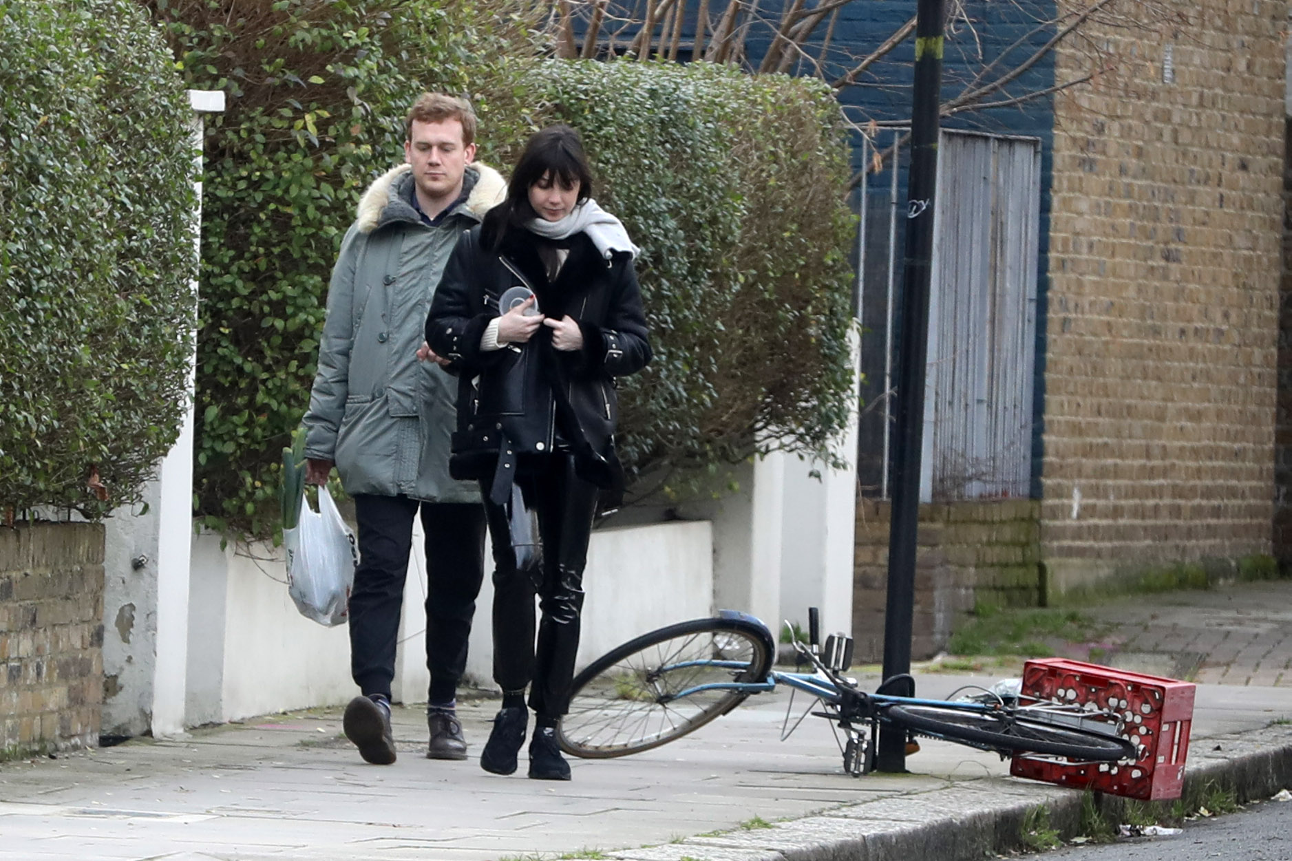 Daisy Lowe out in North London