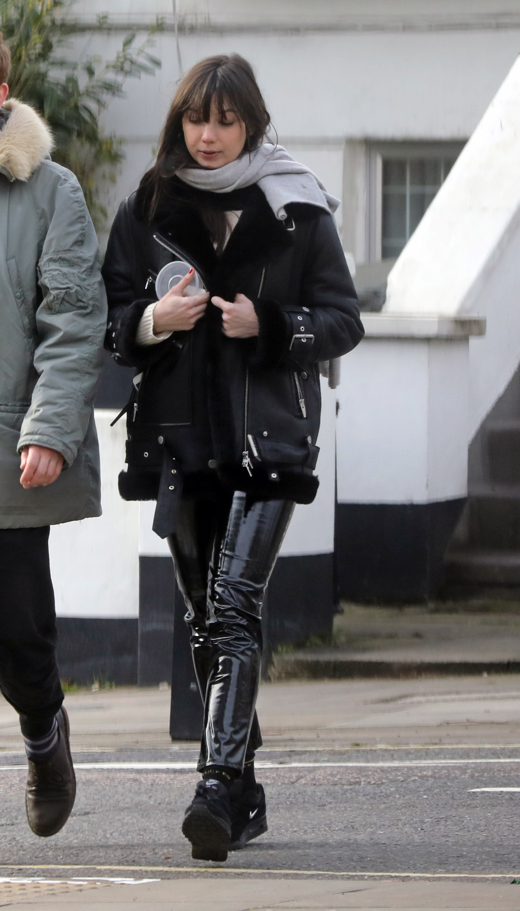 Daisy Lowe out in North London