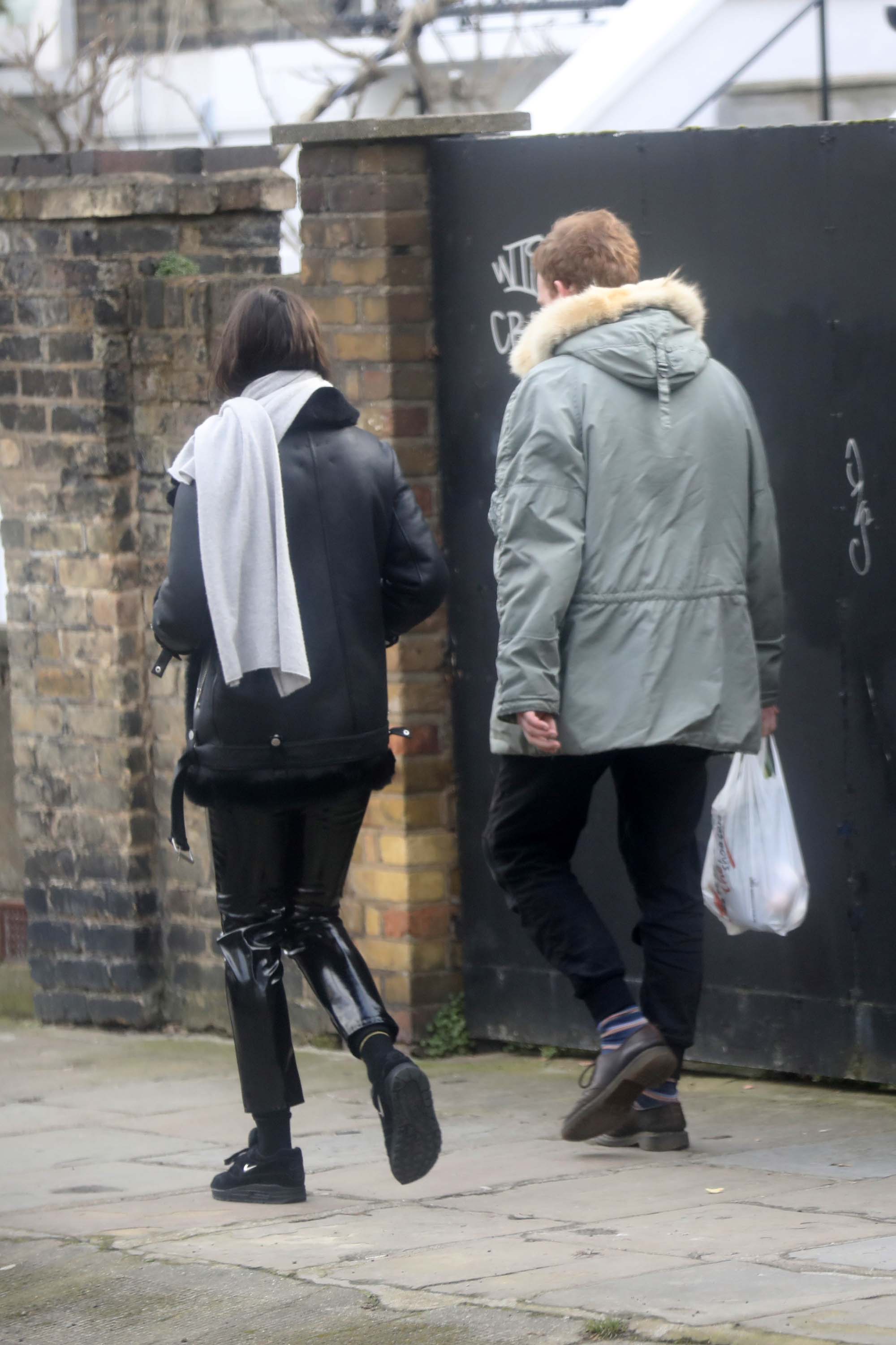 Daisy Lowe out in North London