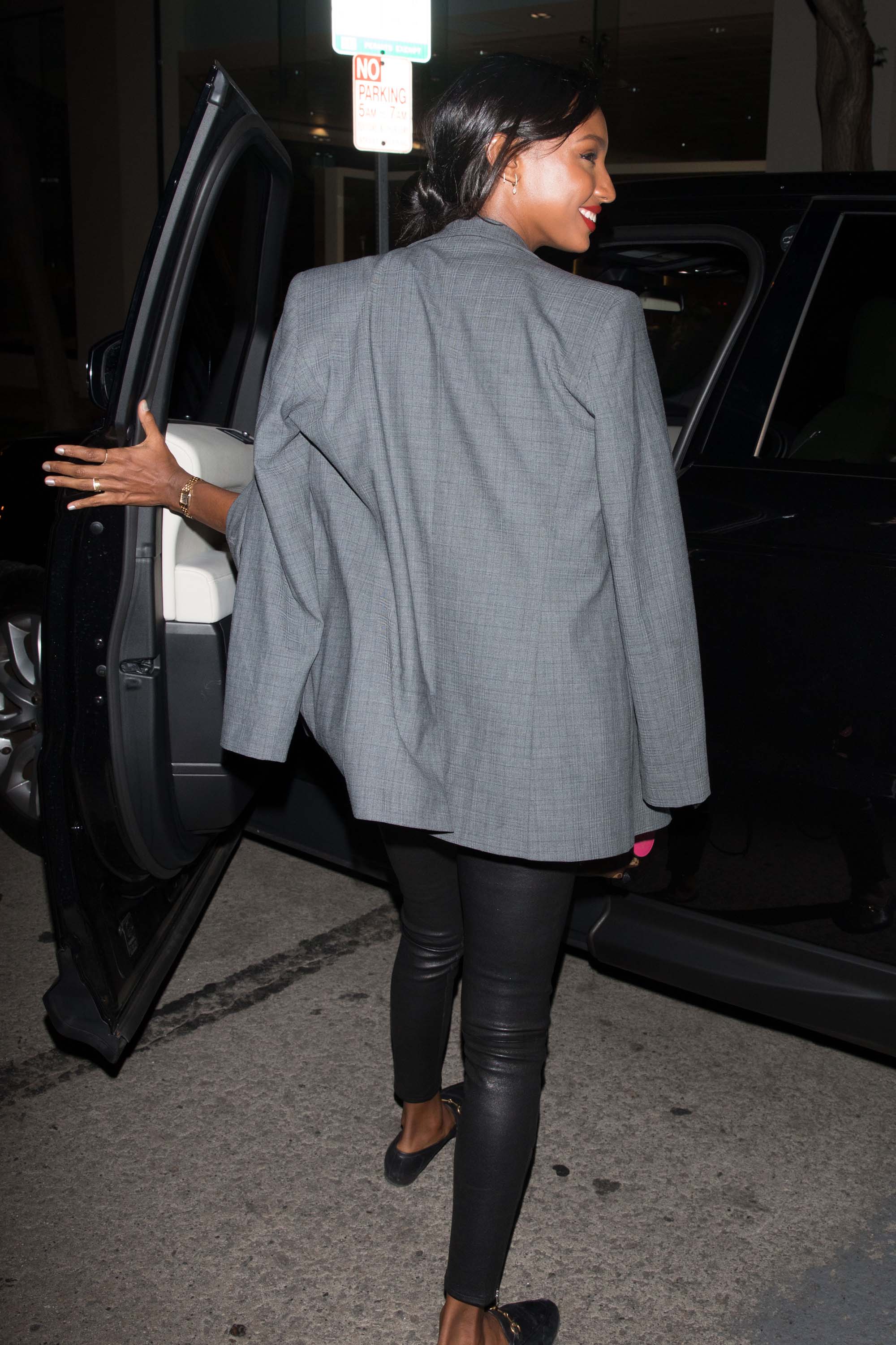 Jasmine Tookes seen leaving Madeo restaurant