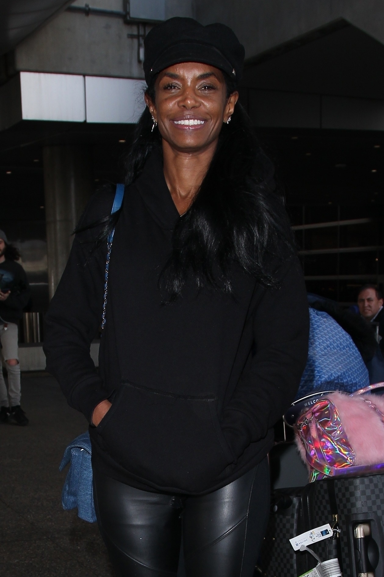 Kim Porter seen at LAX