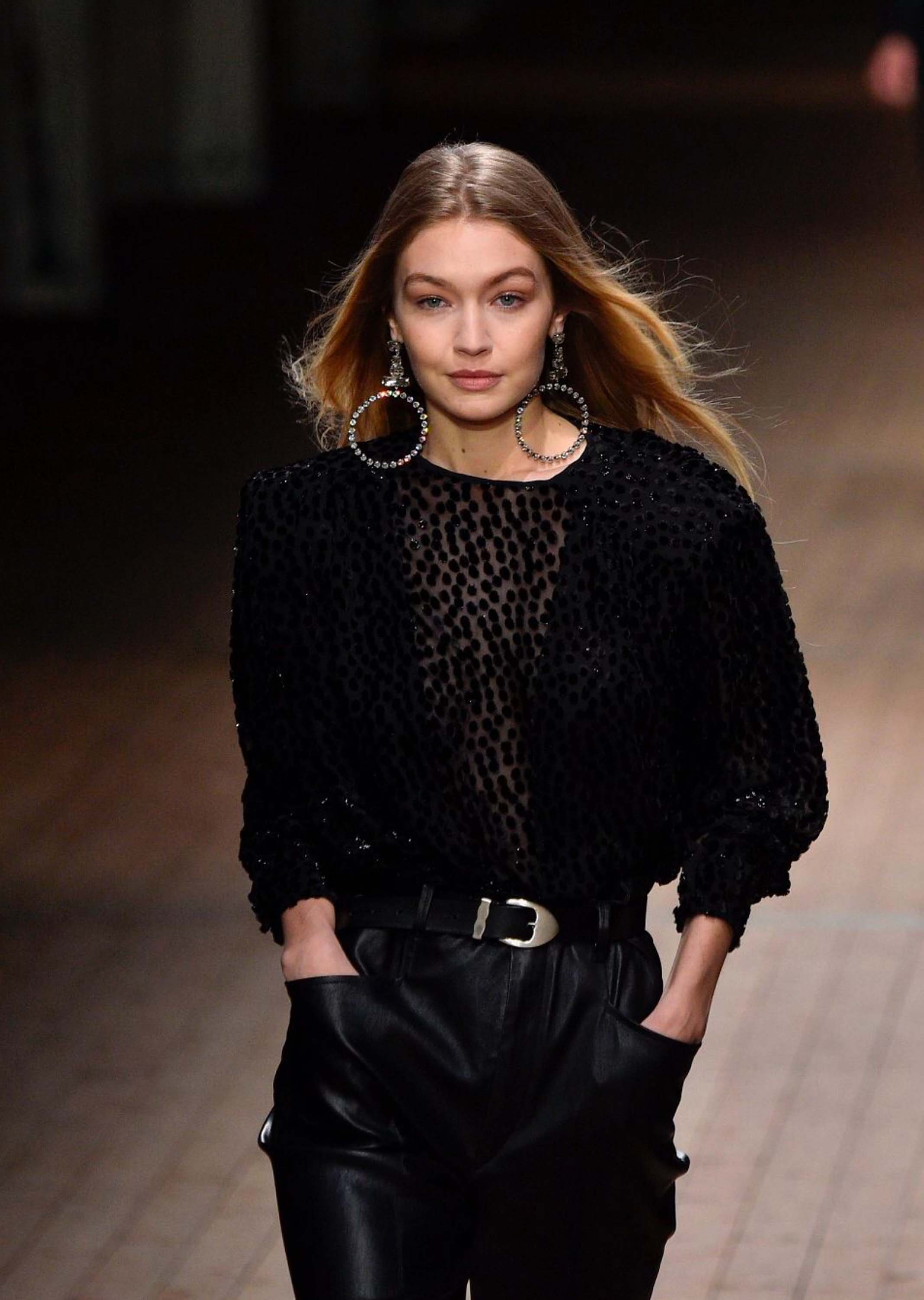 Gigi Hadid walks for Isabel Marant