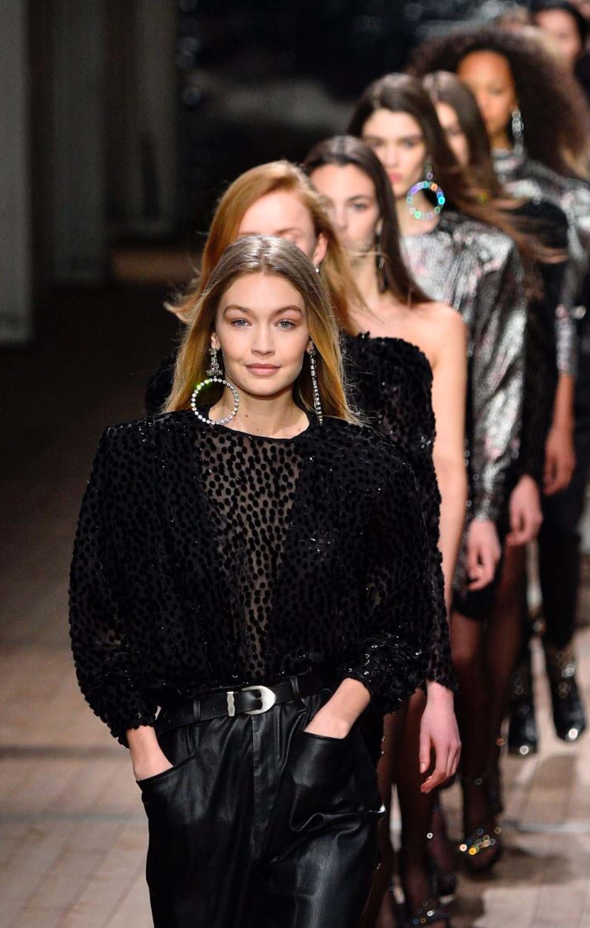 Gigi Hadid walks for Isabel Marant