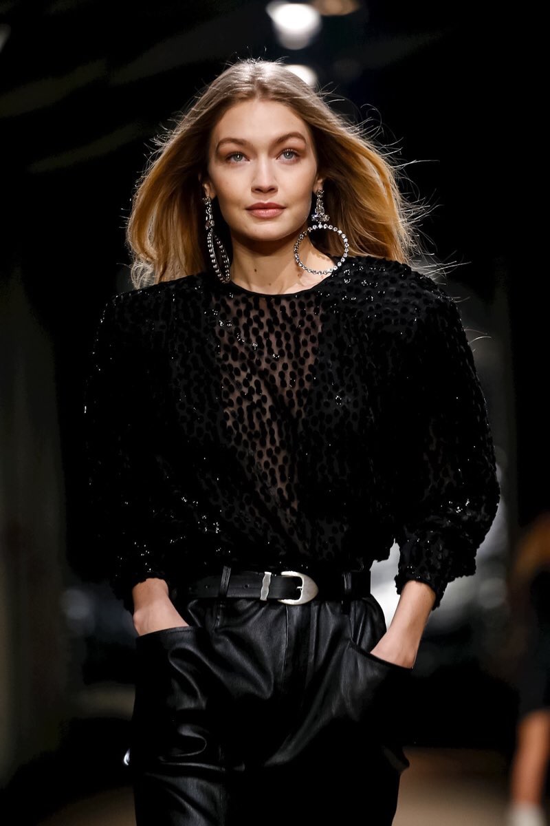 Gigi Hadid walks for Isabel Marant