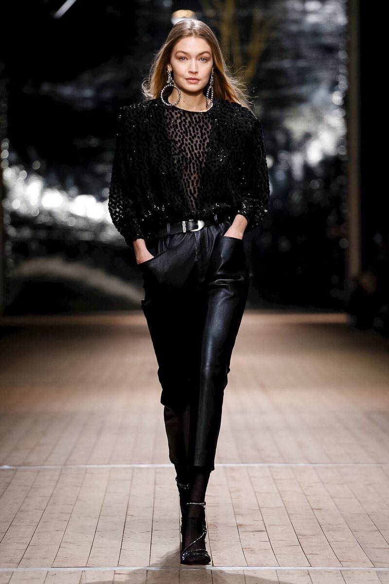 Gigi Hadid walks for Isabel Marant