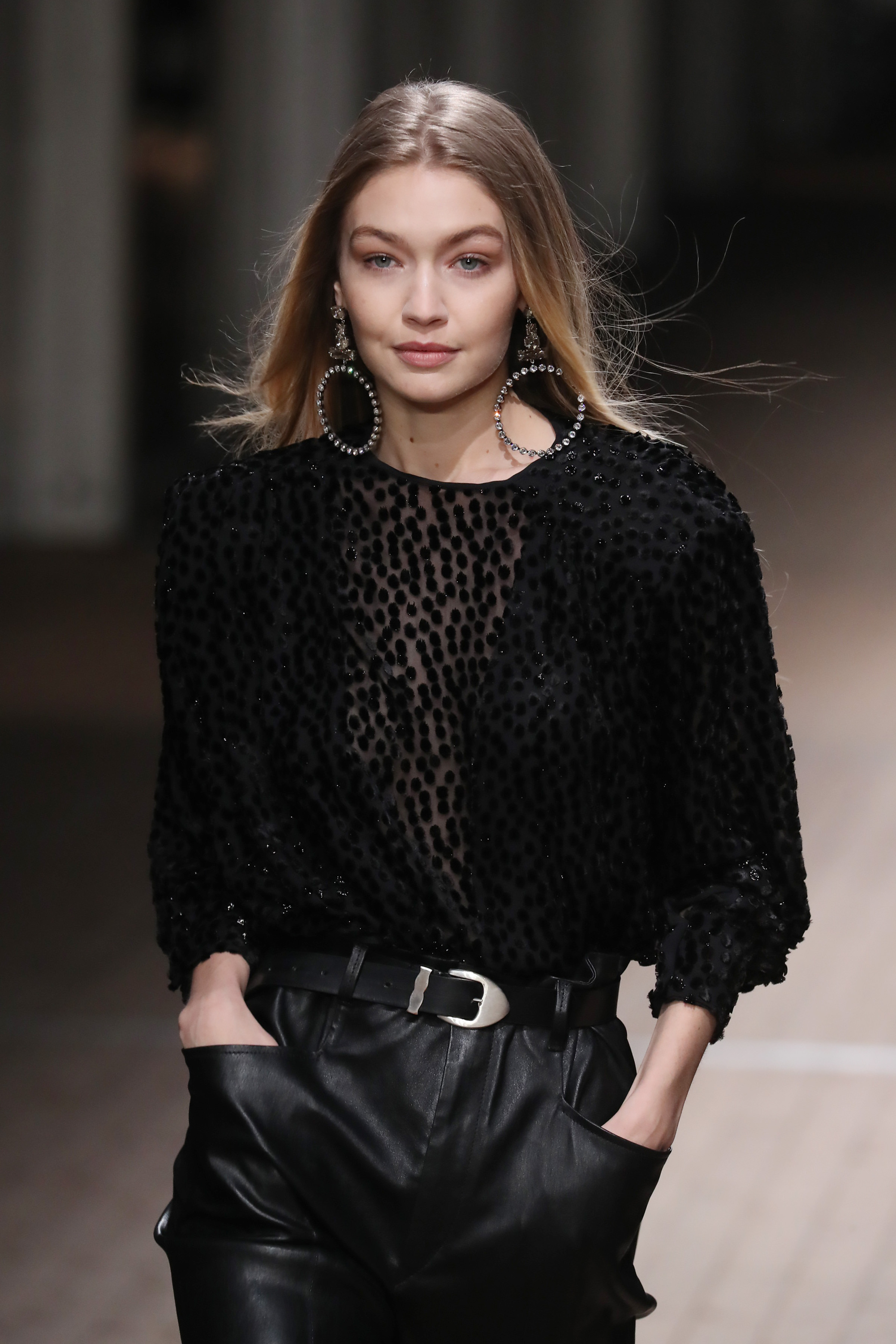 Gigi Hadid walks for Isabel Marant