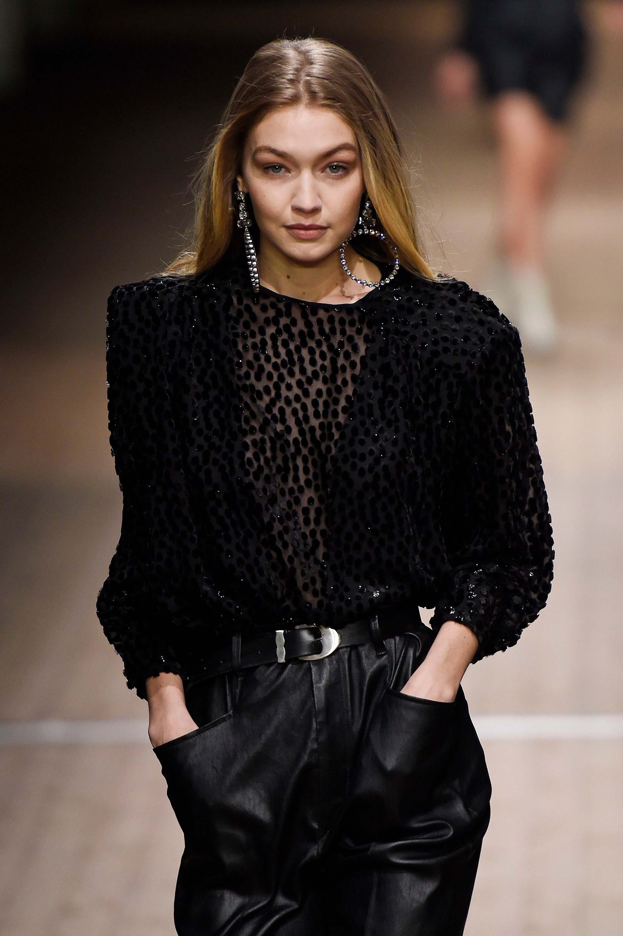 Gigi Hadid walks for Isabel Marant