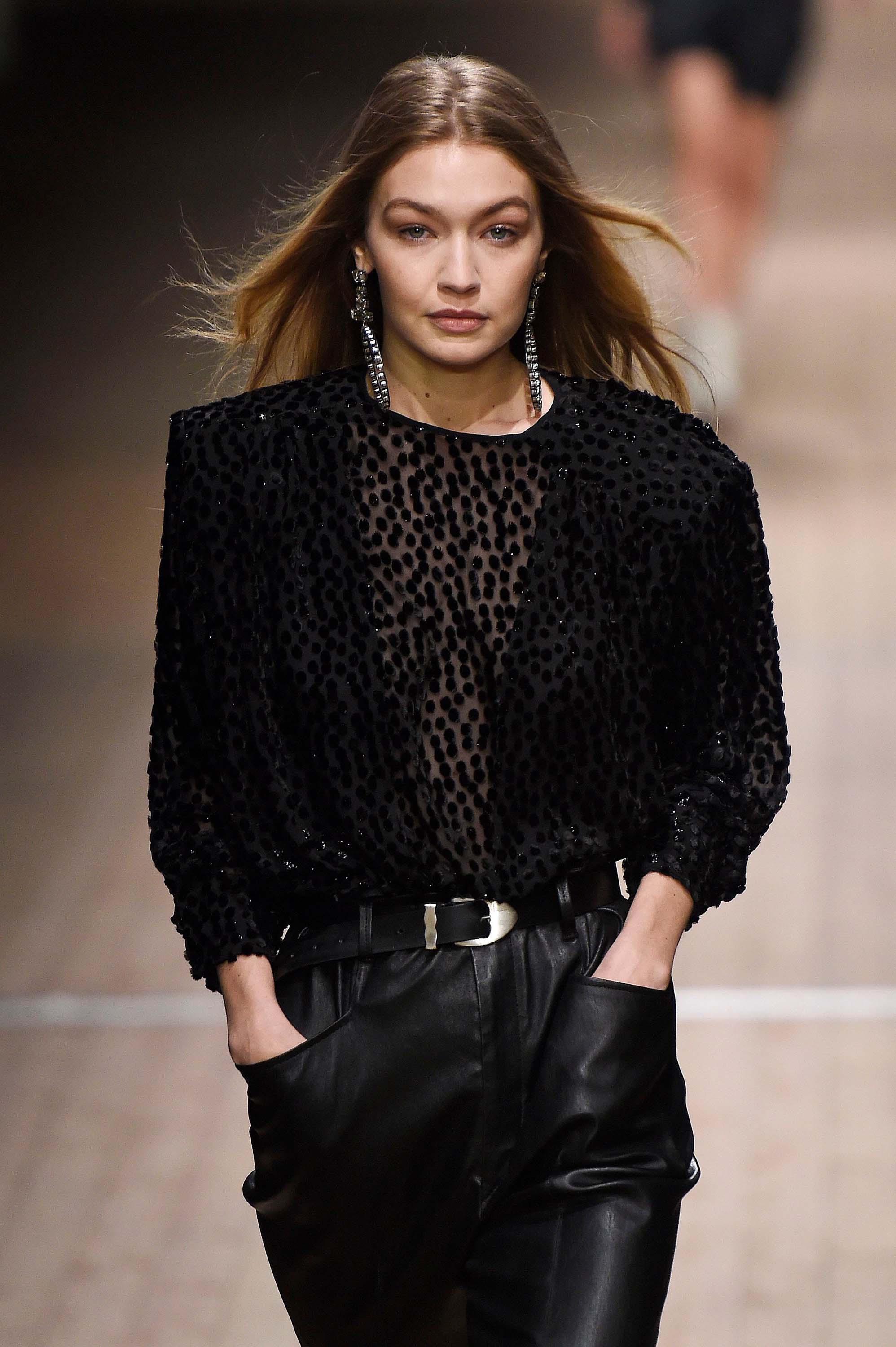 Gigi Hadid walks for Isabel Marant