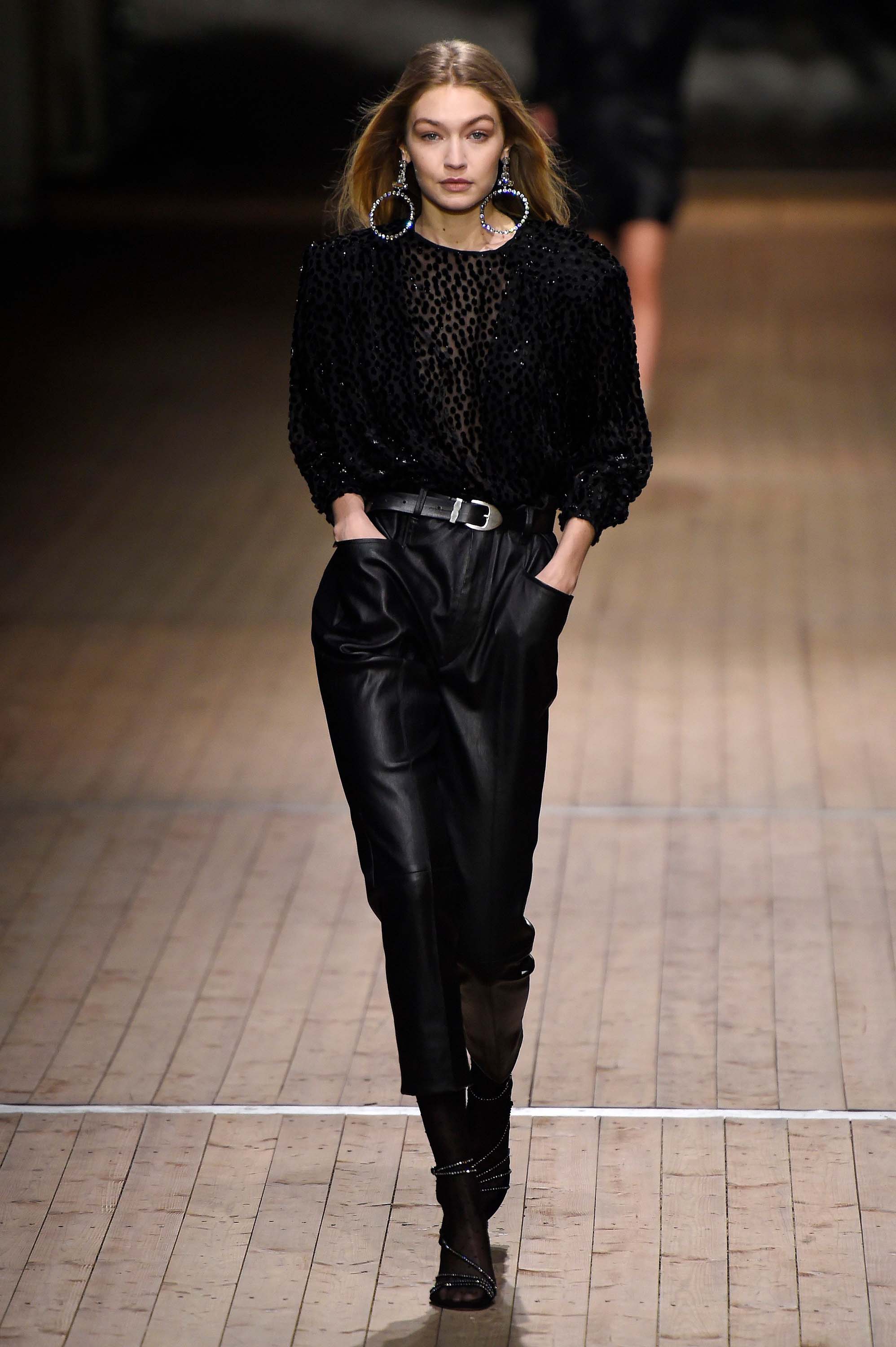 Gigi Hadid walks for Isabel Marant