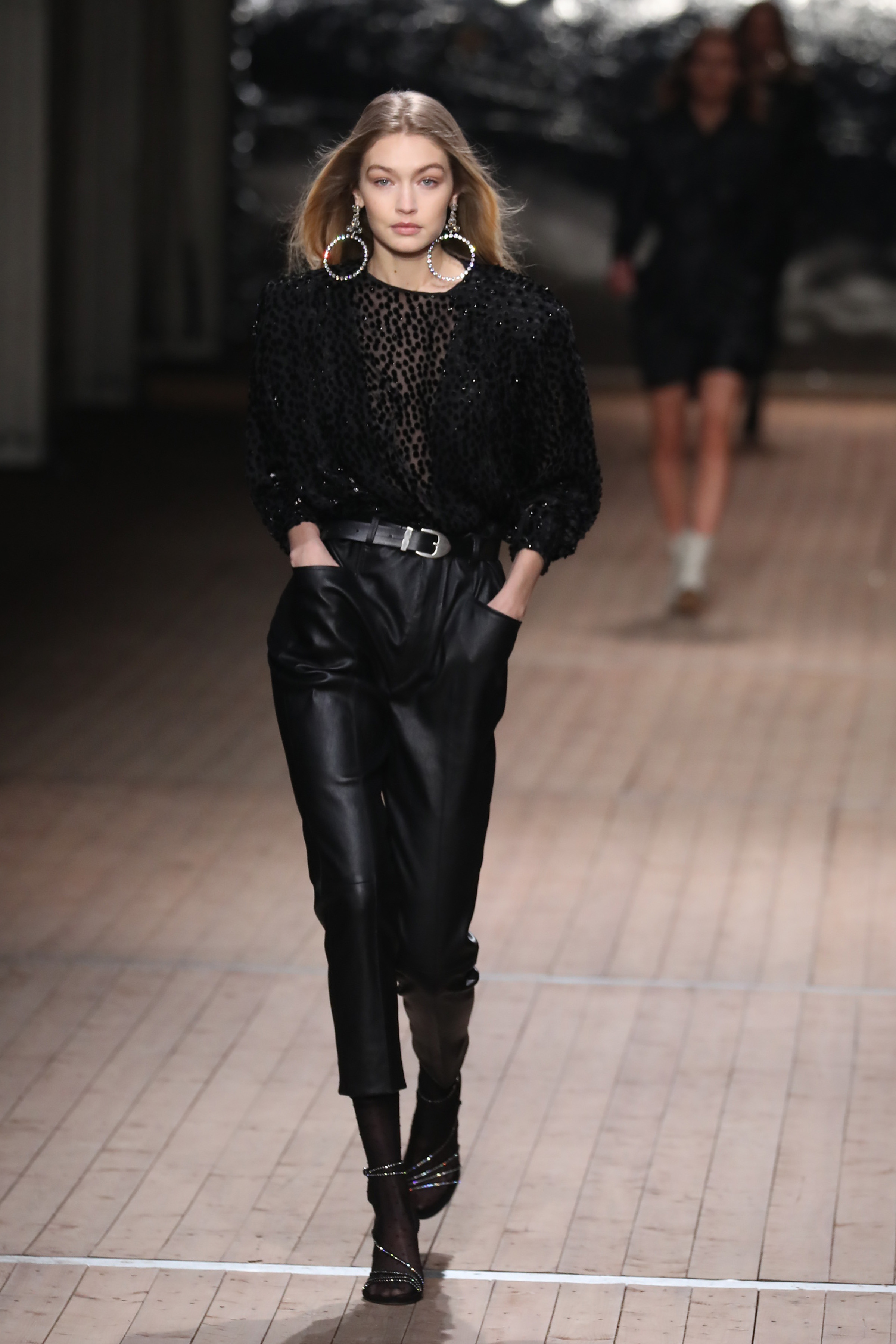 Gigi Hadid walks for Isabel Marant