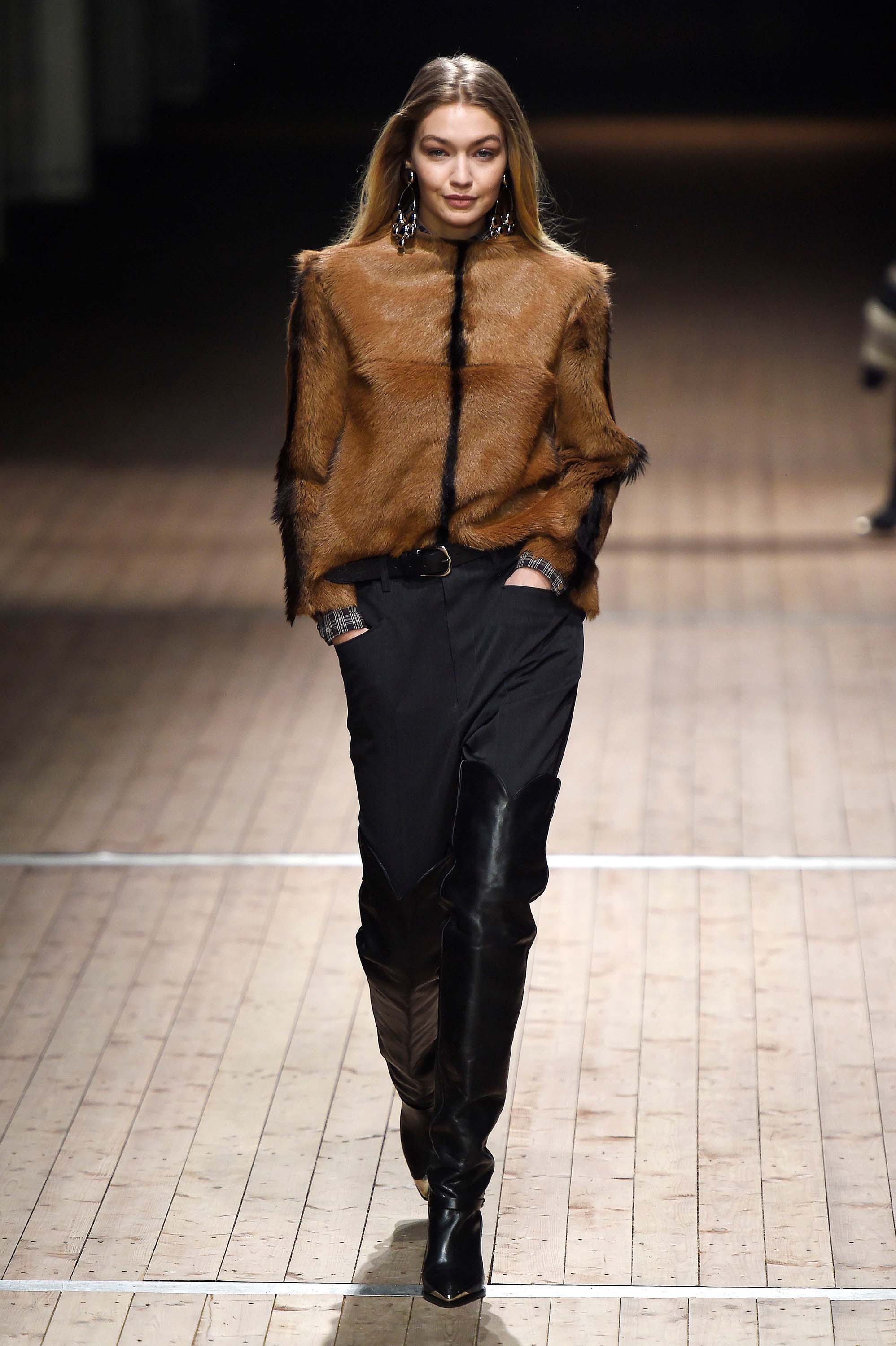 Gigi Hadid walks for Isabel Marant