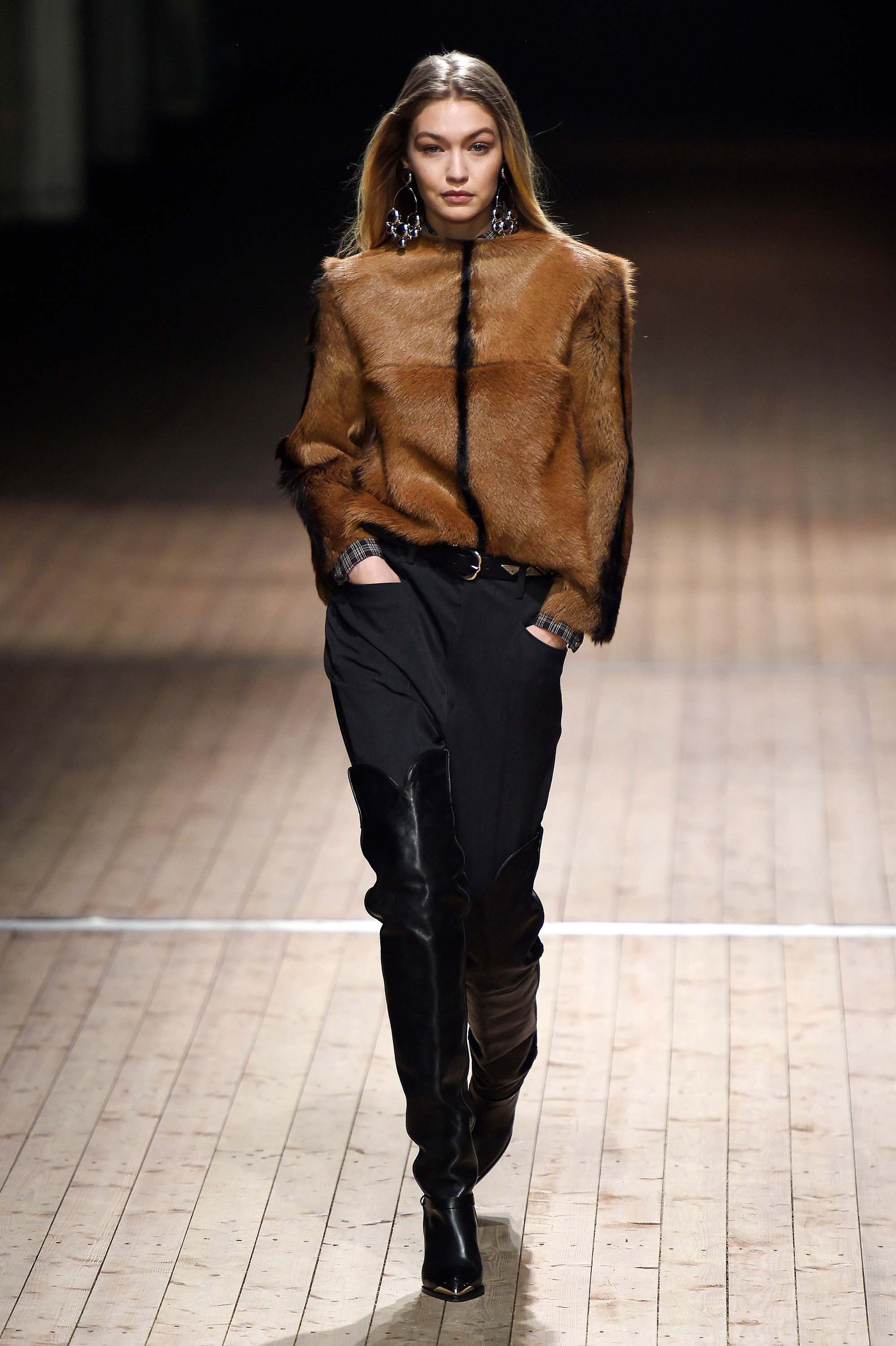 Gigi Hadid walks for Isabel Marant