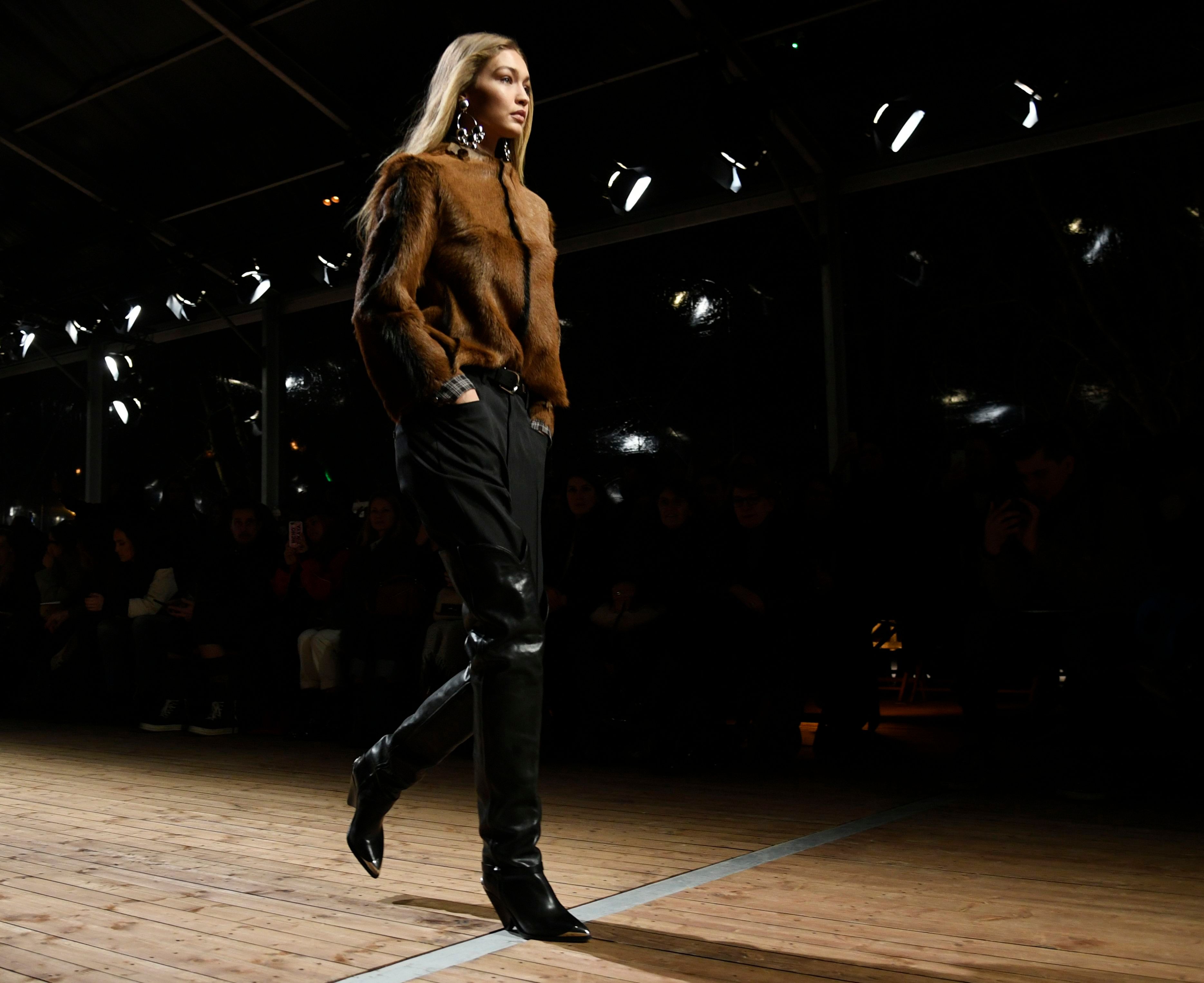 Gigi Hadid walks for Isabel Marant