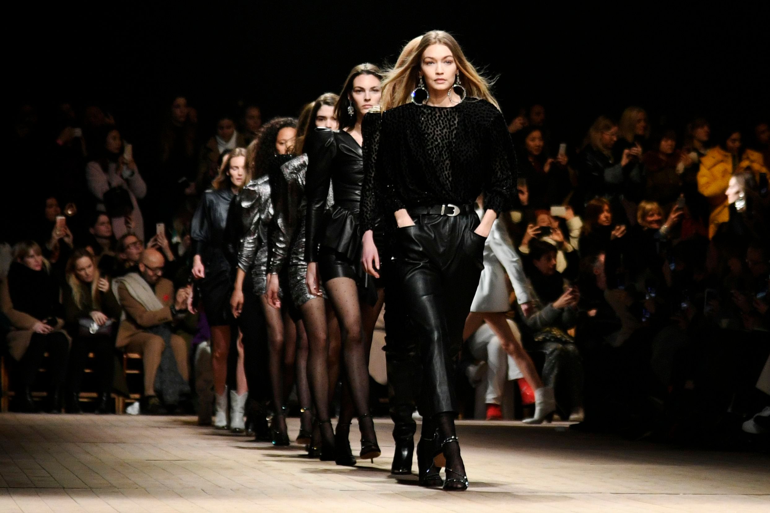 Gigi Hadid walks for Isabel Marant