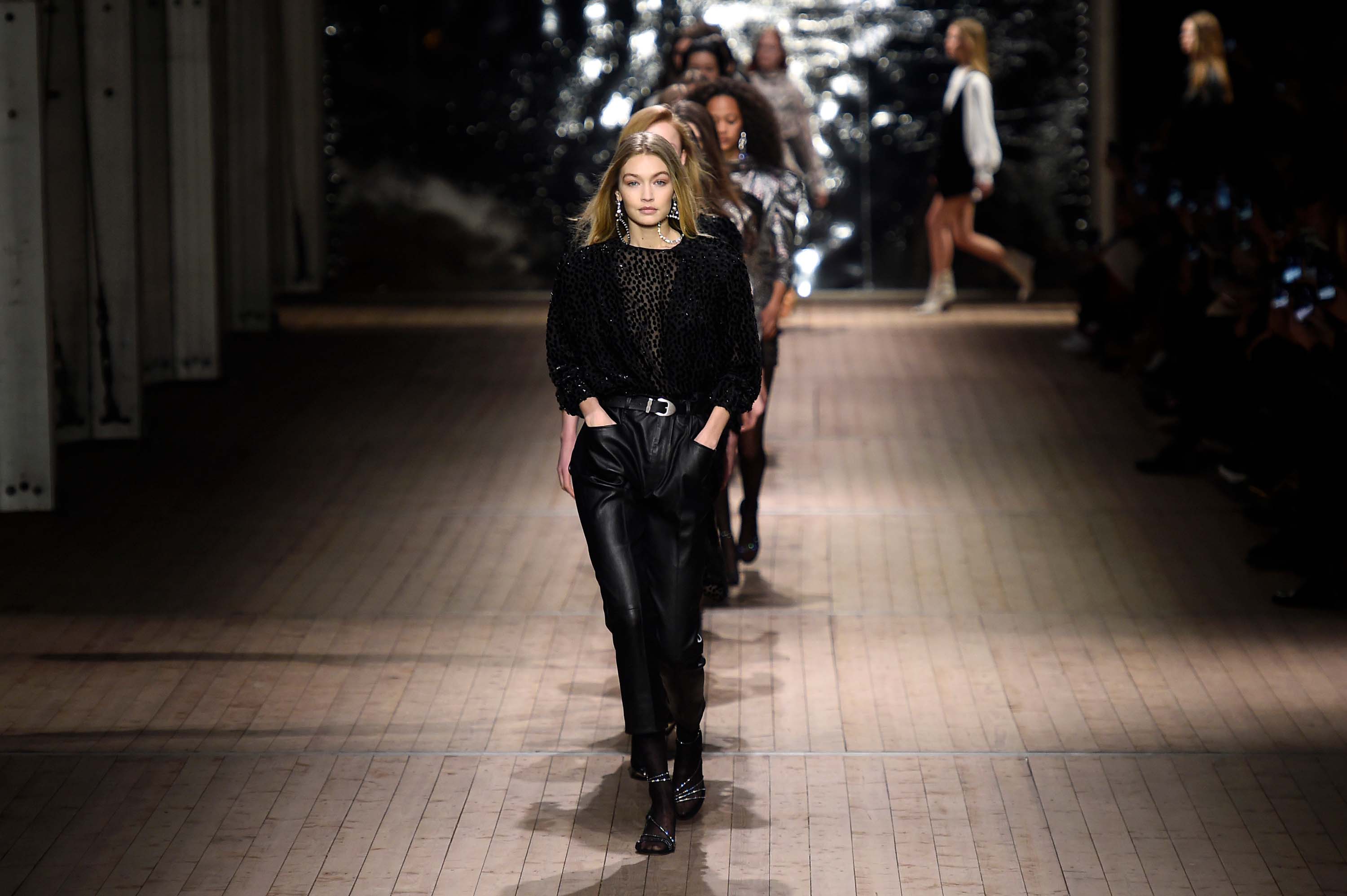 Gigi Hadid walks for Isabel Marant