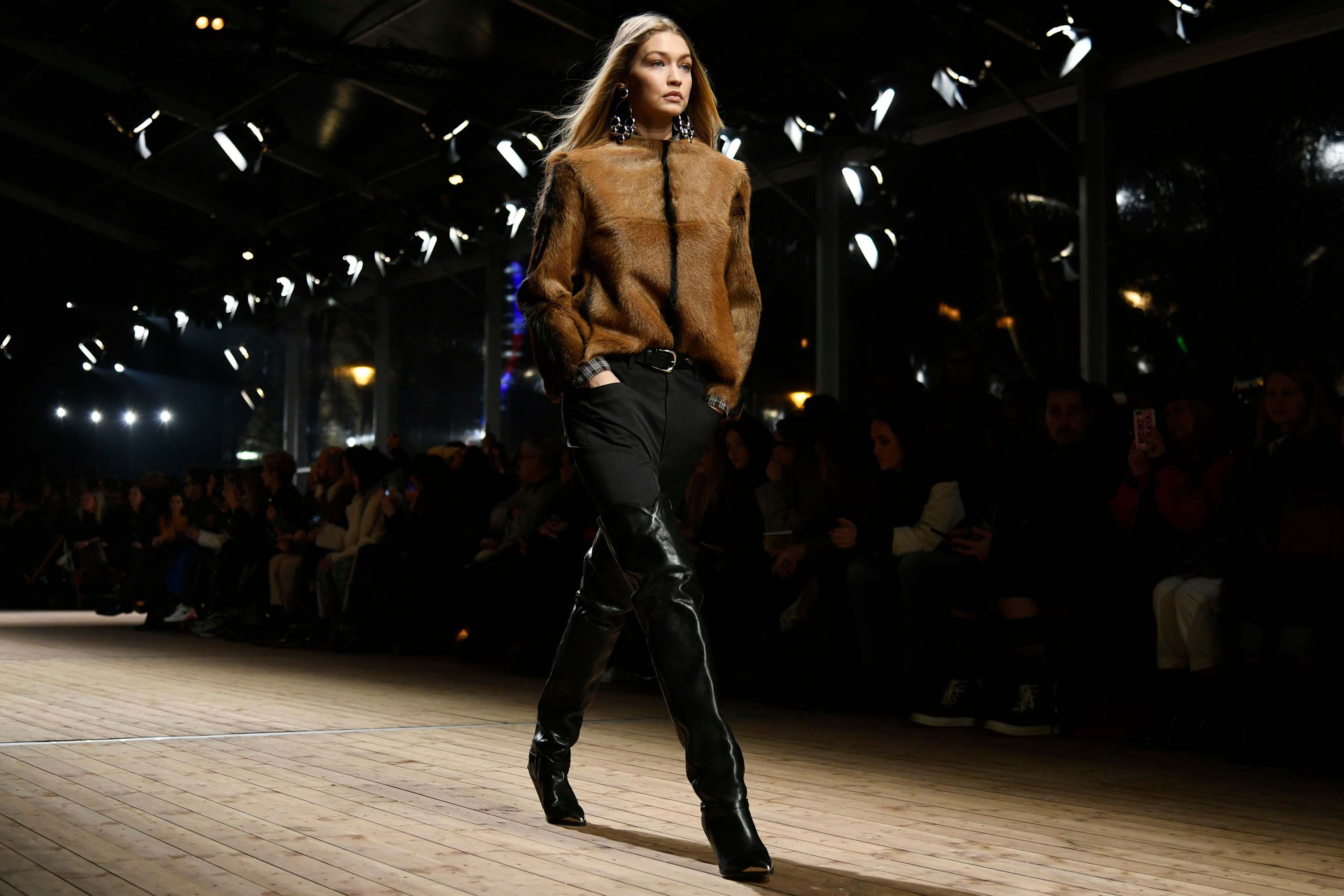 Gigi Hadid walks for Isabel Marant