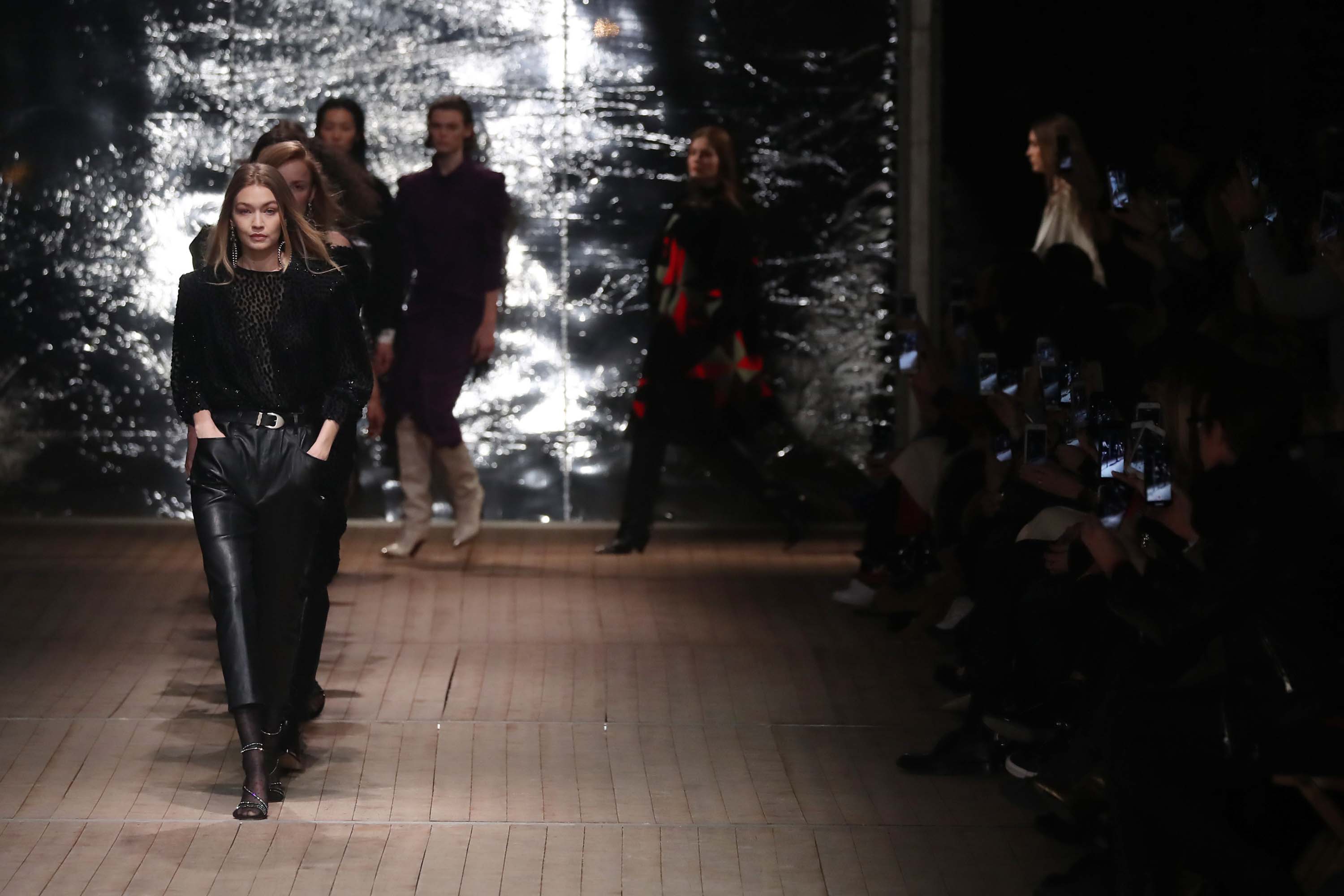 Gigi Hadid walks for Isabel Marant