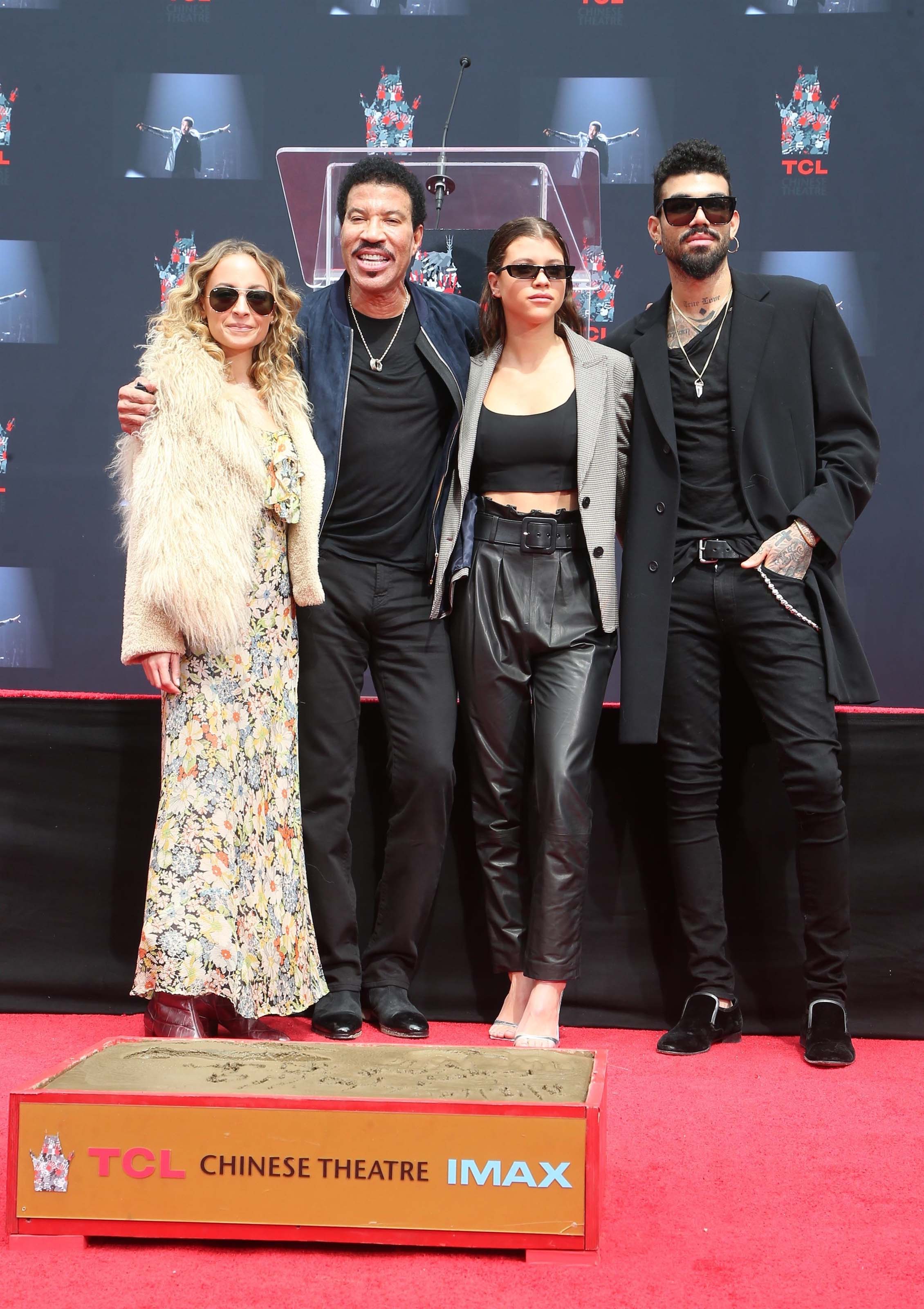 Sofia Richie attends Lionel Richie’s Hand and Footprint Ceremony