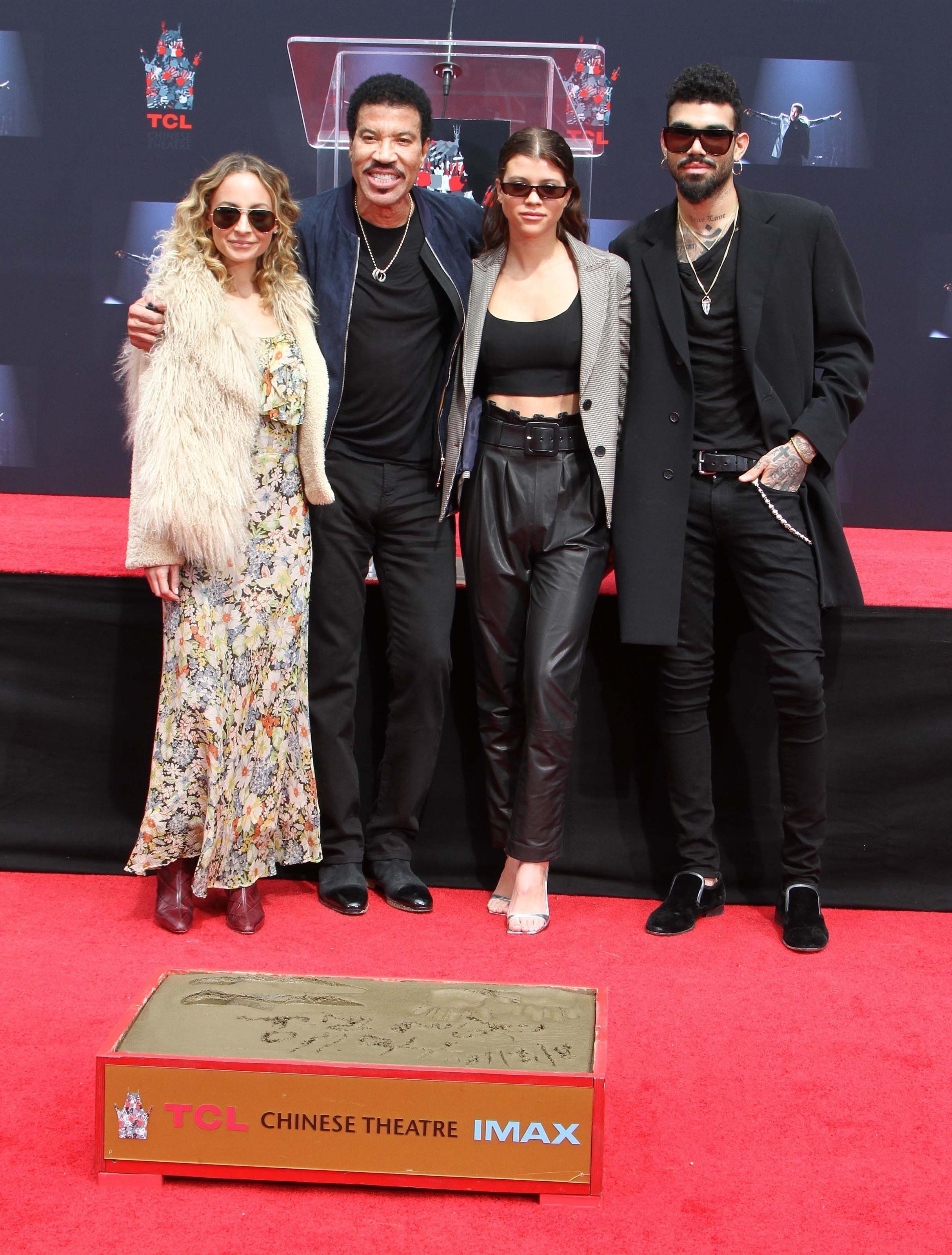 Sofia Richie attends Lionel Richie’s Hand and Footprint Ceremony