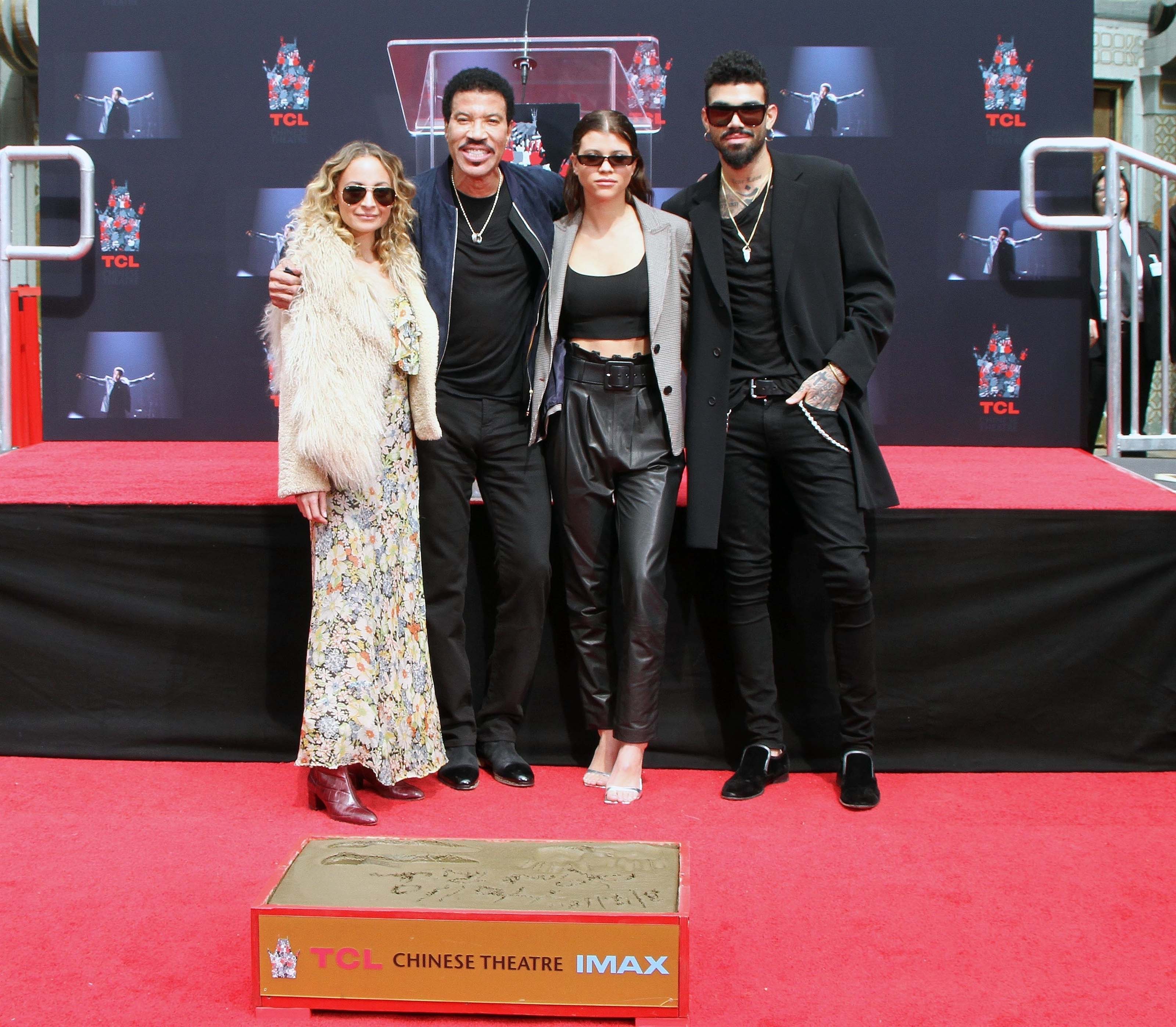 Sofia Richie attends Lionel Richie’s Hand and Footprint Ceremony