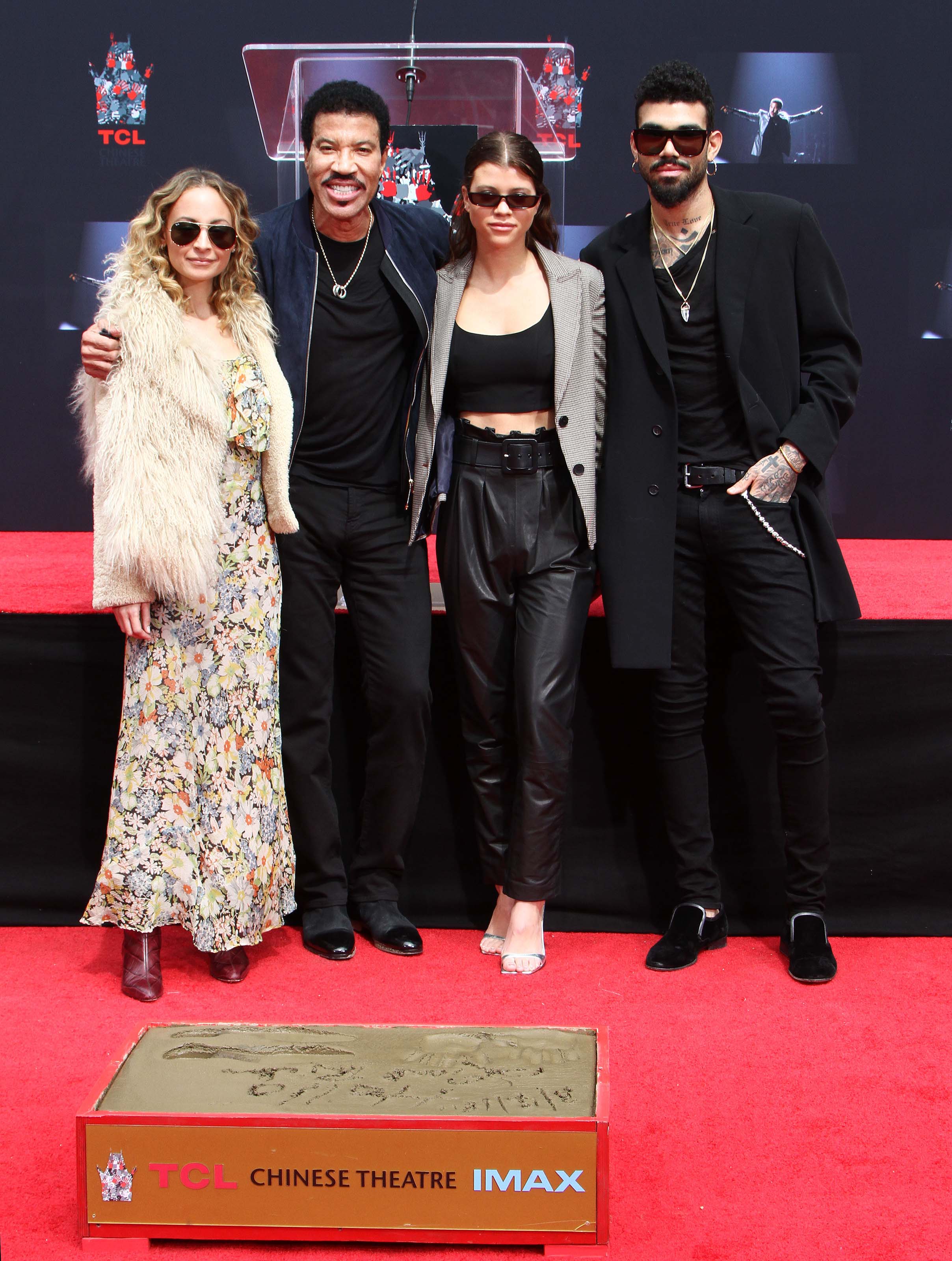 Sofia Richie attends Lionel Richie’s Hand and Footprint Ceremony